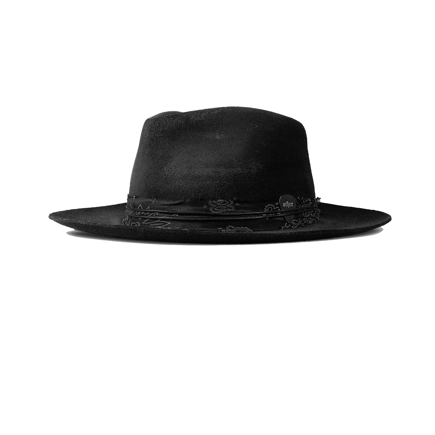 Women’s The Weiland Fedora Hat - Relic Black On Black 61Cm OTHER UK