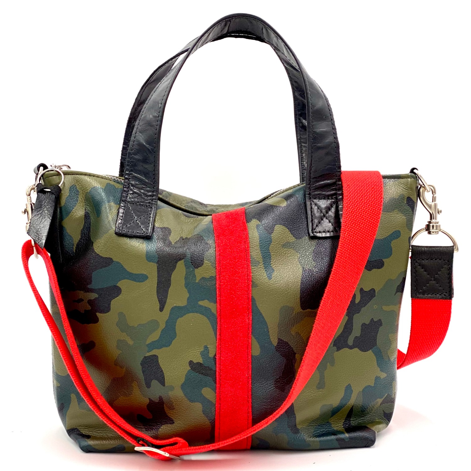 Women’s Laura Crossbody Bag In Green Camo Lynn Tallerico