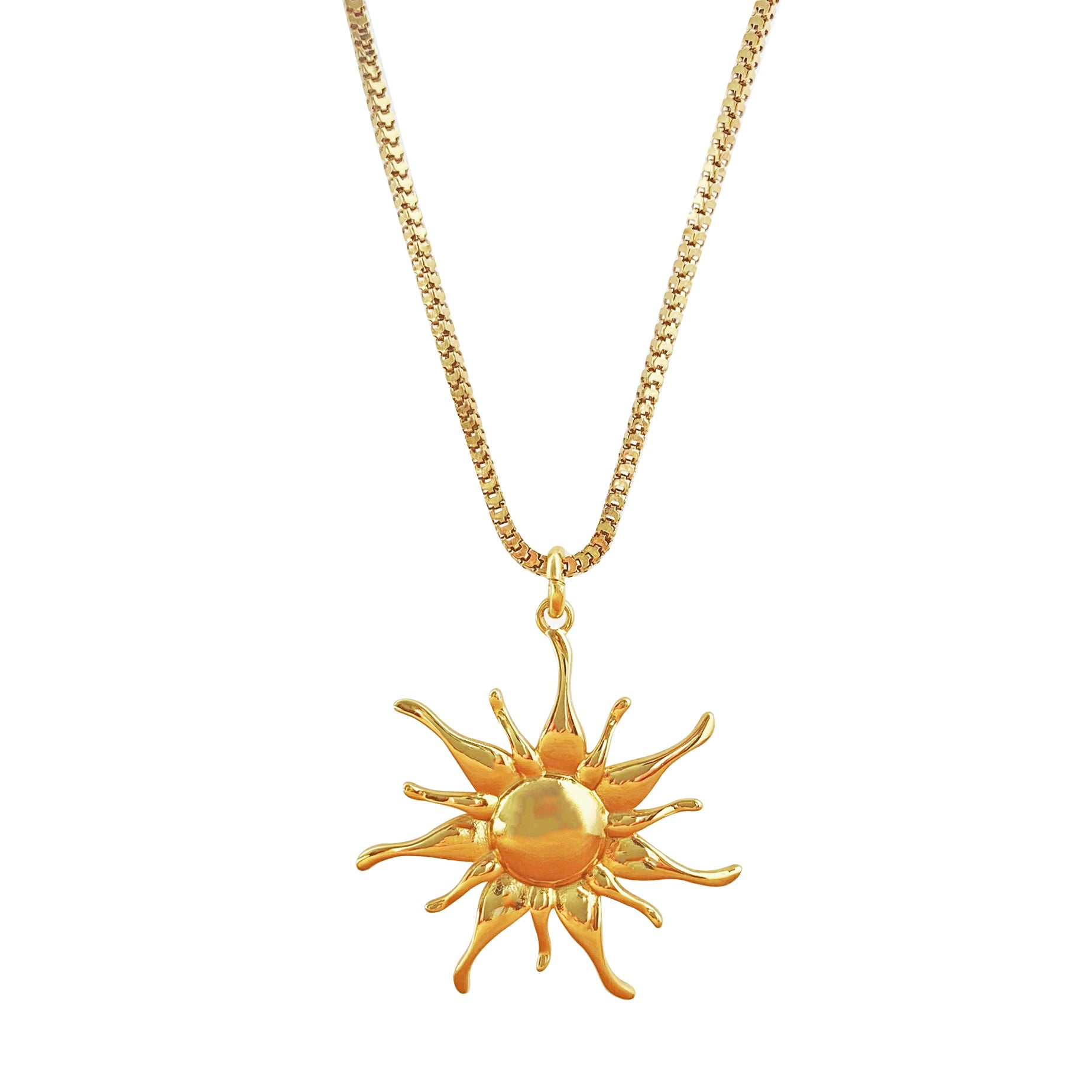 Smilla Brav Women's Gold Necklace Sun
