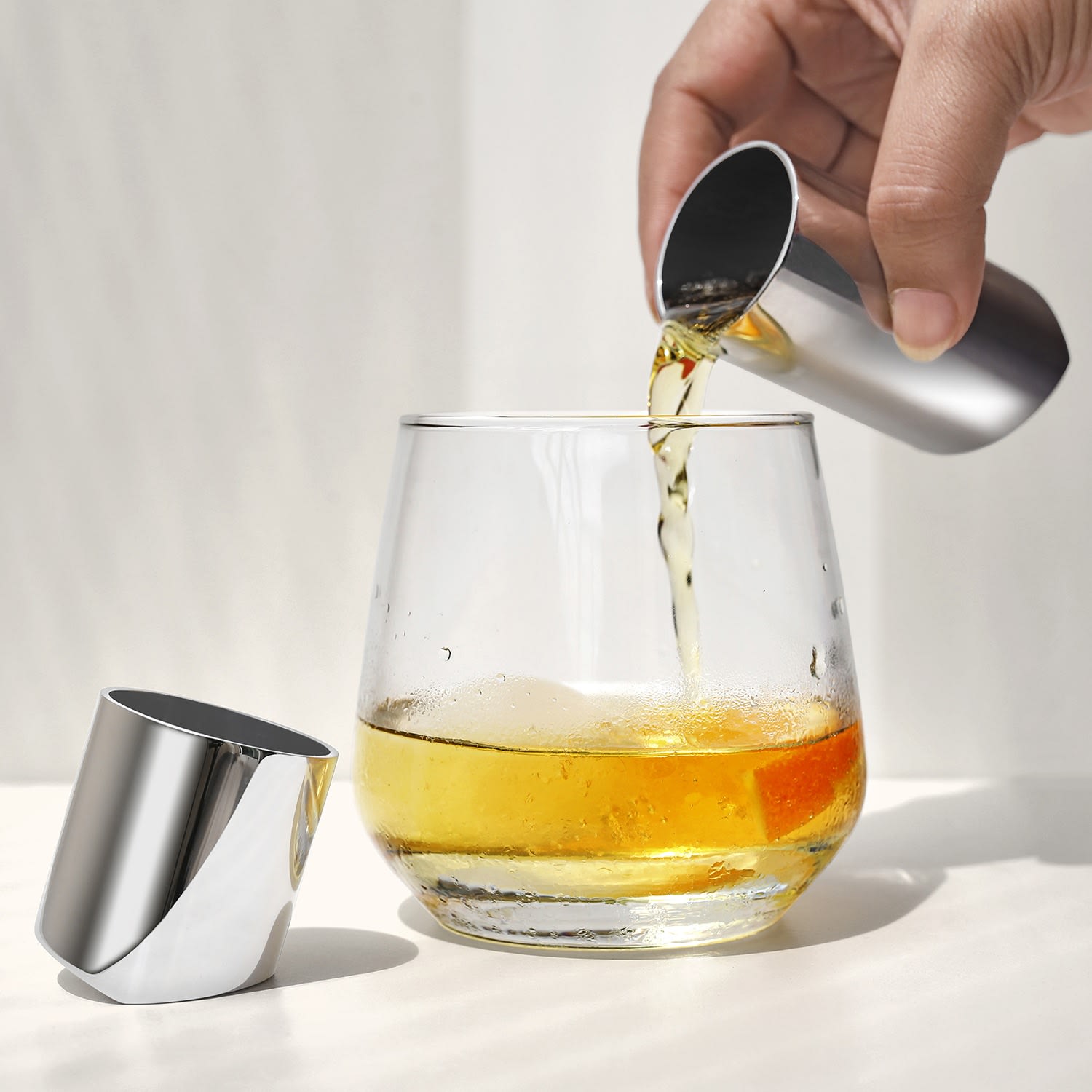 Taamaa Silver Stainless Steel Pica Jiggers Set