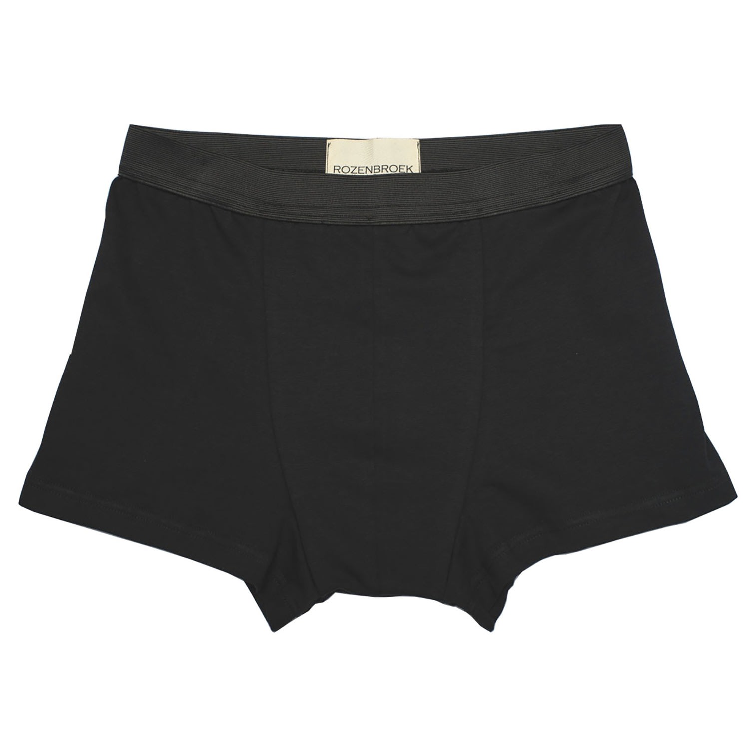 Men’s Organic Bamboo Jersey Trunk In Black Extra Small Rozenbroek