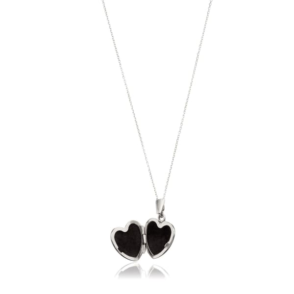 Lily & Roo Sterling Silver Small Heart Locket In Heart