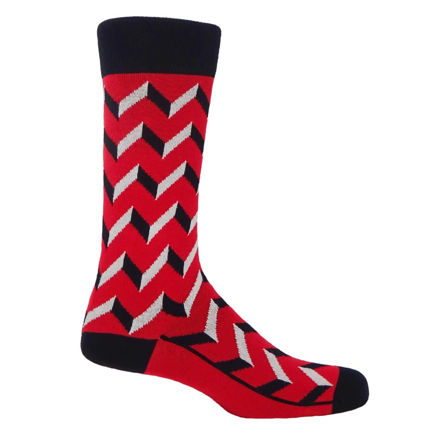 Lux Taylor Men's Trainer Socks - Red – Peper Harow