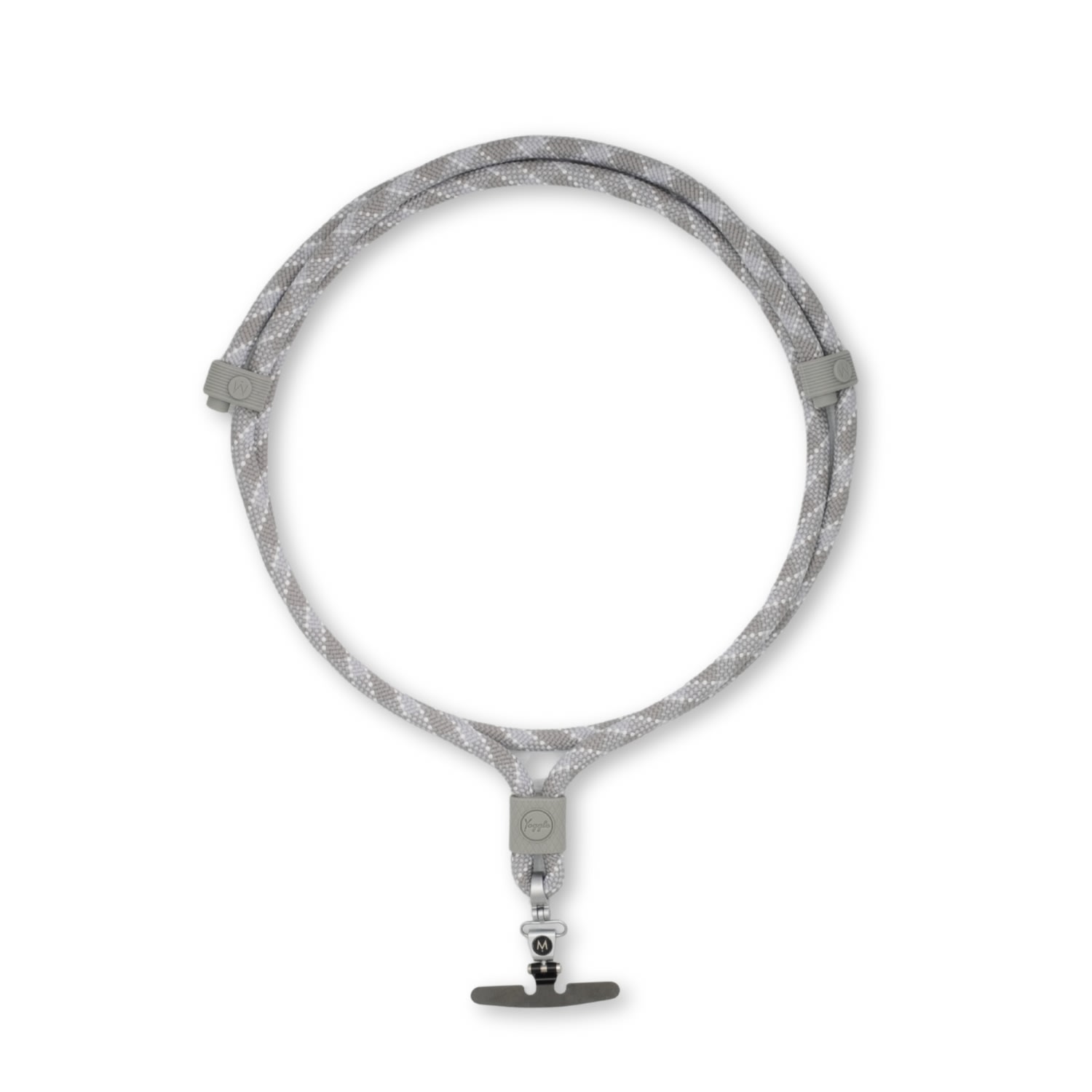 M.craftsman Yoggle Click Crossbody Phone Strop - The Annie - Grey In Gray