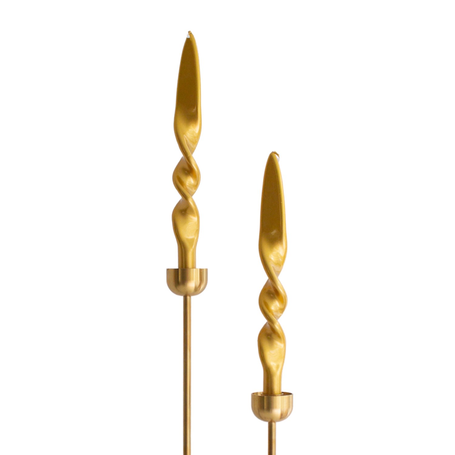 Gold Taper Candle Set The Parmatile Shop