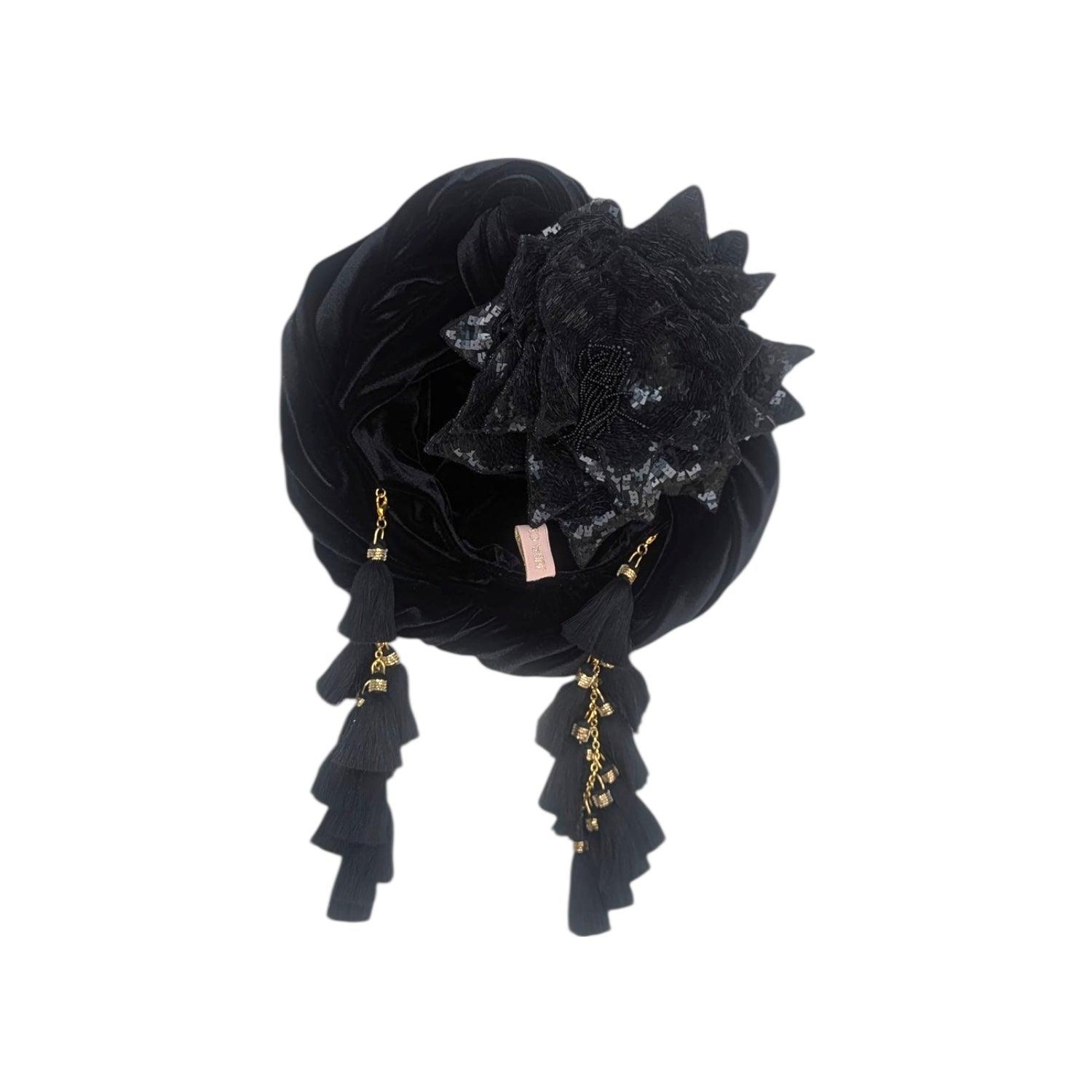Julia Clancey Women's Cha Cha Cha Boom Black Turban In Black