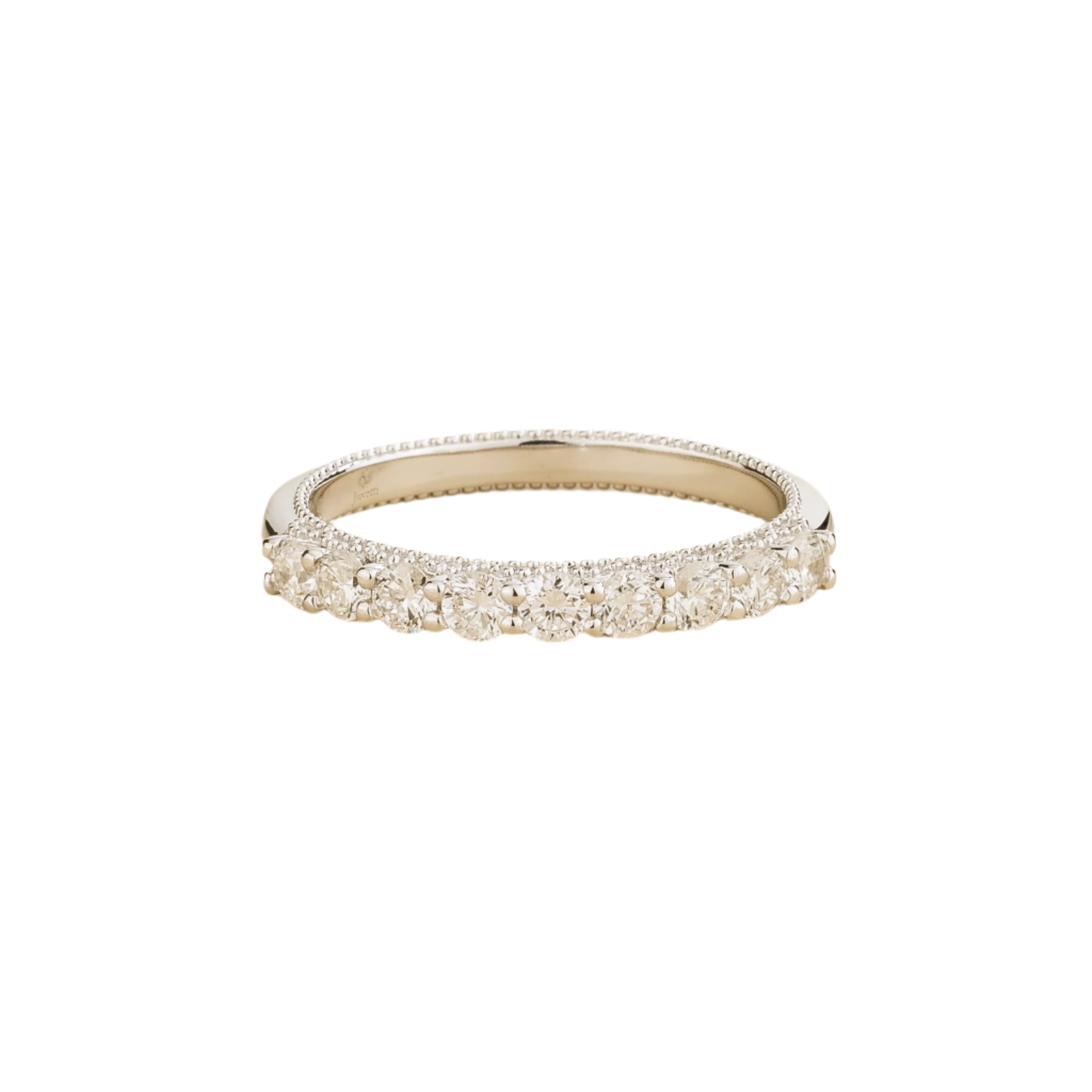 Juvetti Women's Tempo White Gold Ring Set With Diamonds In White