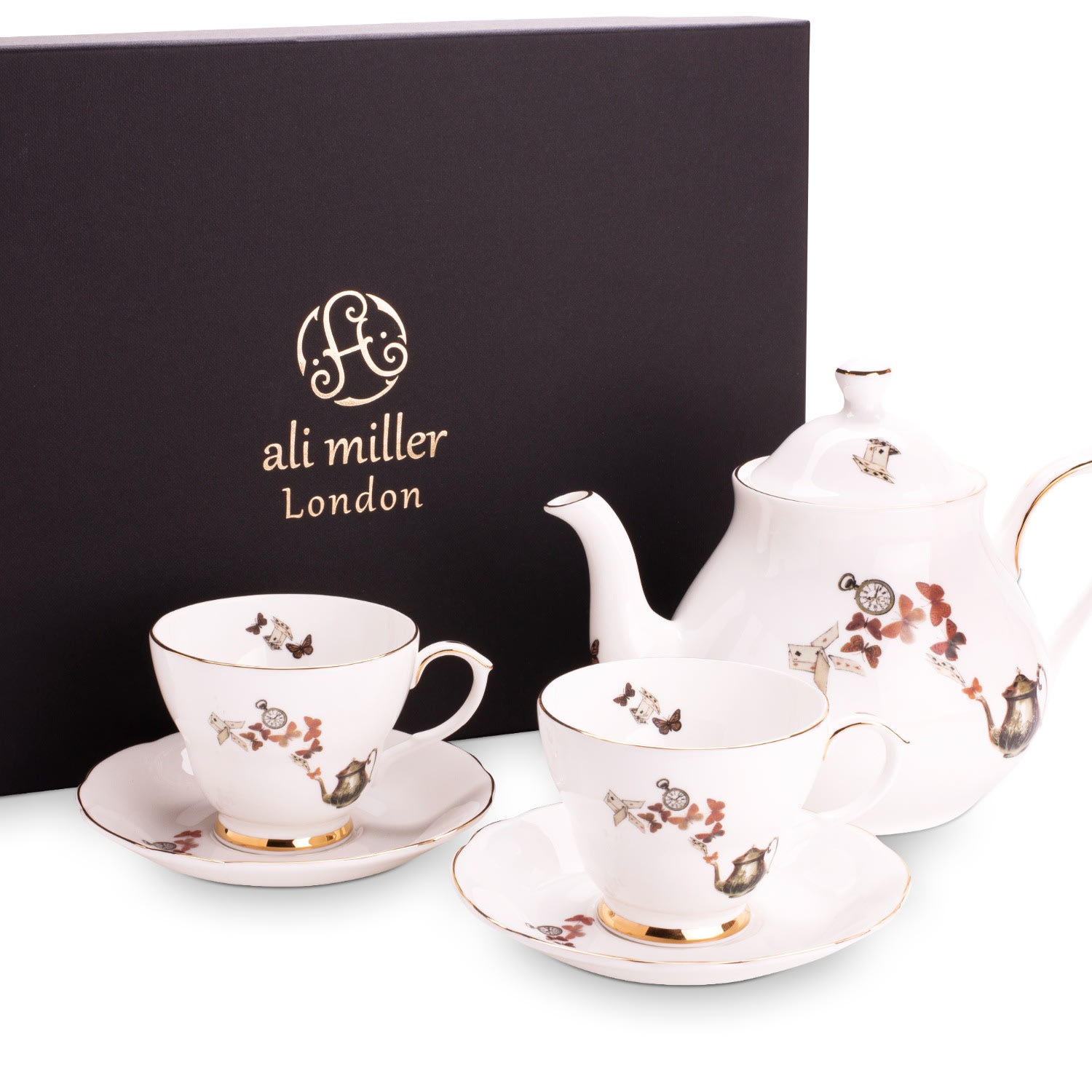 White Alice Tea For Two Gift Set Ali Miller London