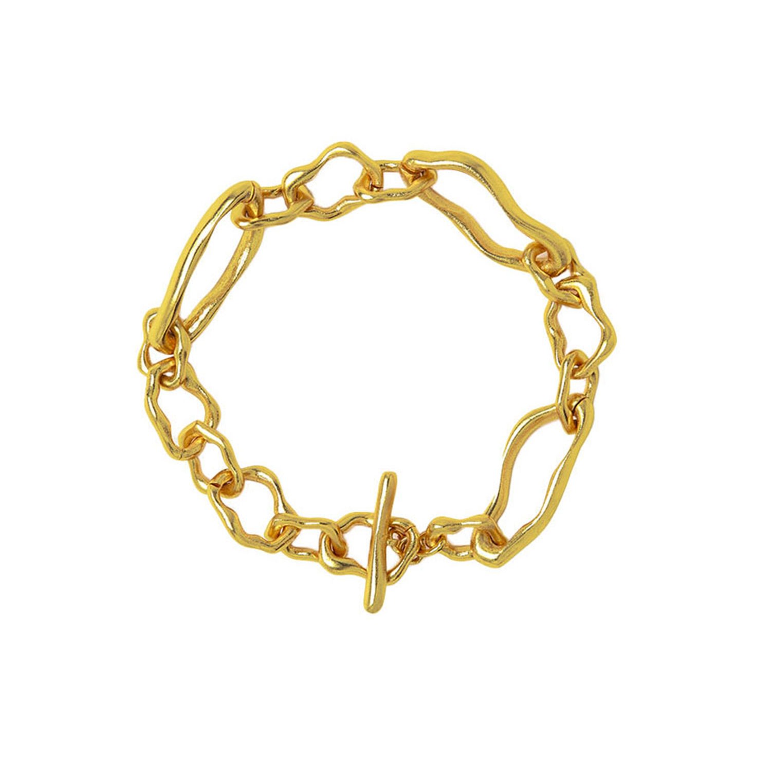 Women’s Gold / Green Etta Chain Bracelet Ottoman Hands