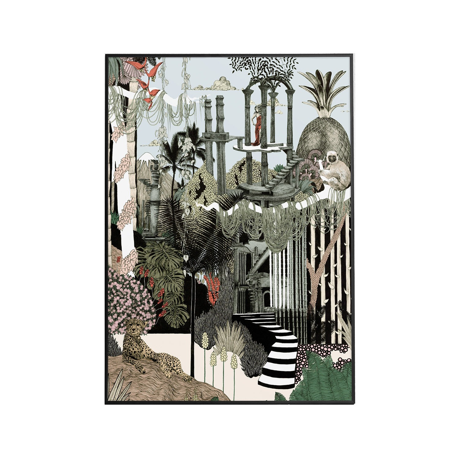 Botanical Jungle - Signed Art Print S A3 297 X 420Mm Abi Overland Jersey