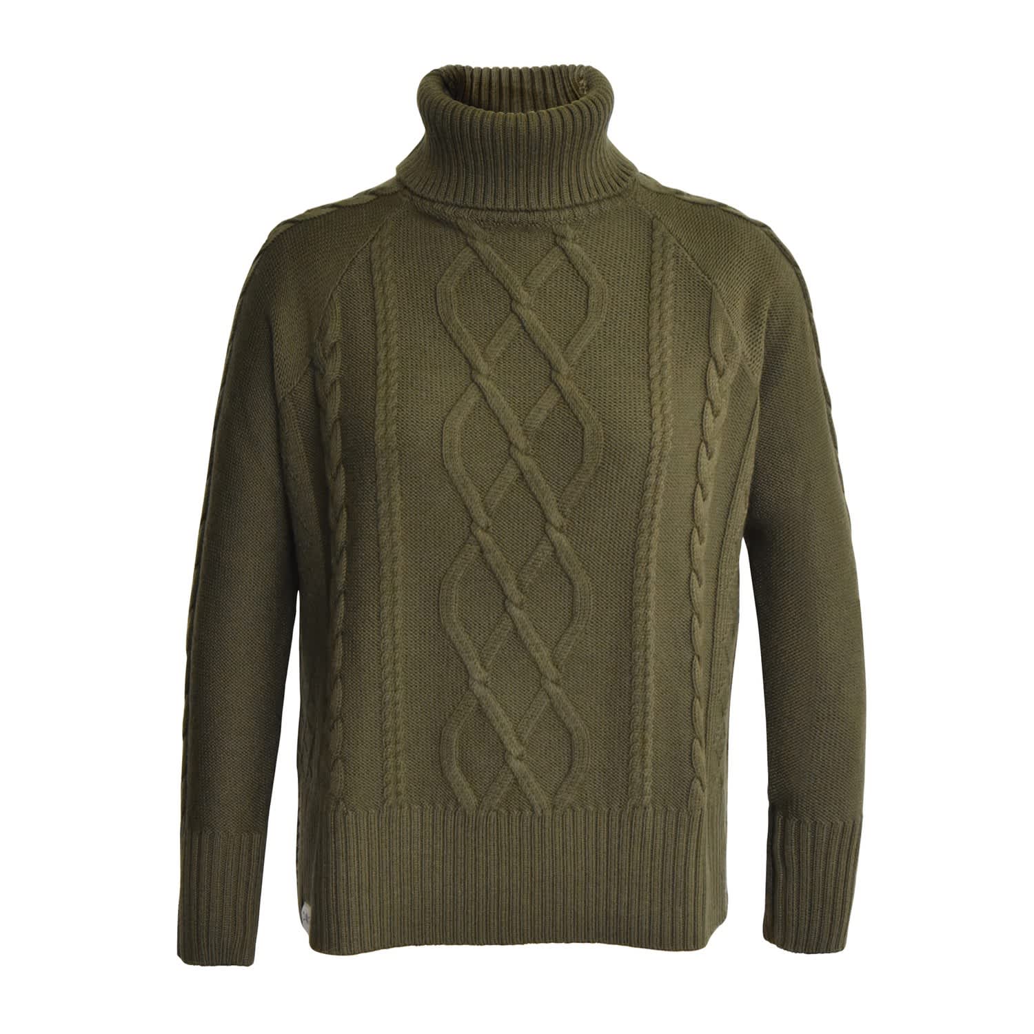 cable roll neck jumper