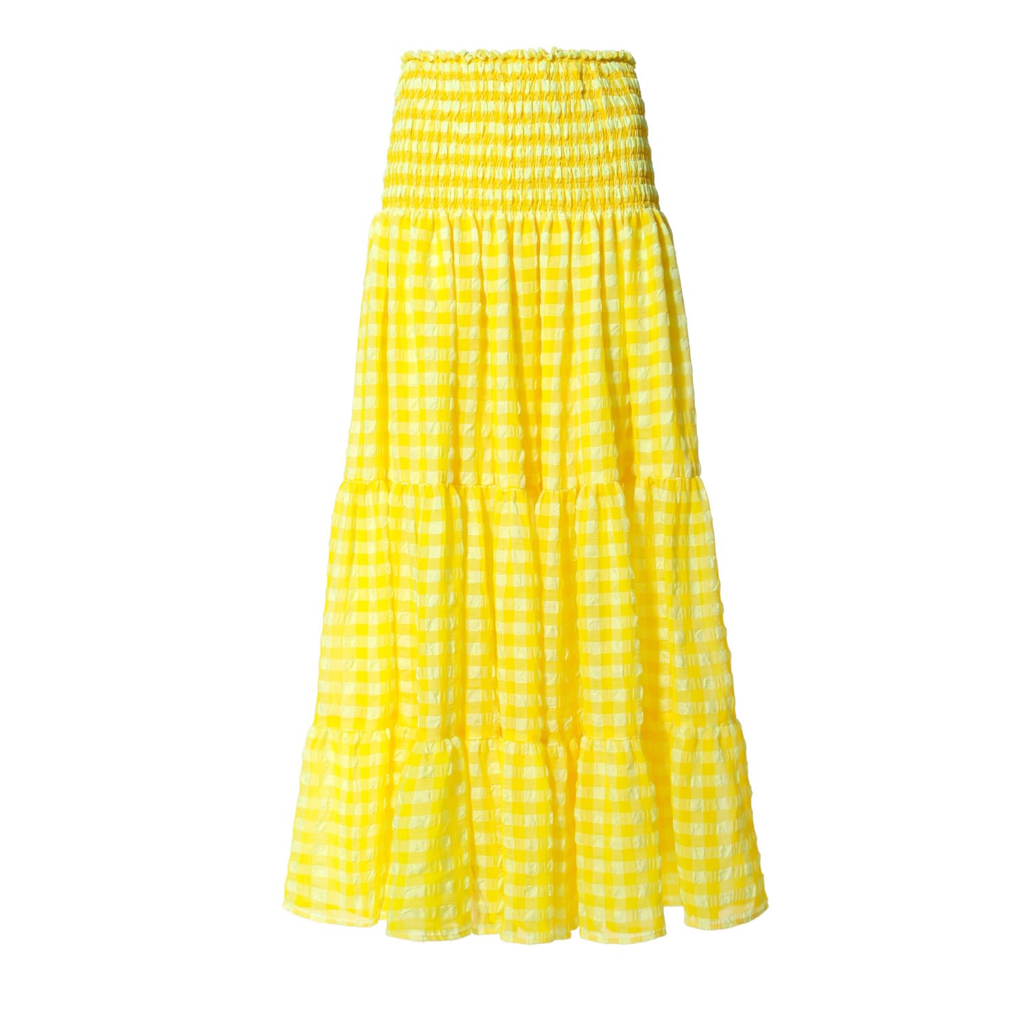 Aggi By Halewski Skirt Lola Sun Kissed Yellow In Yellow/orange