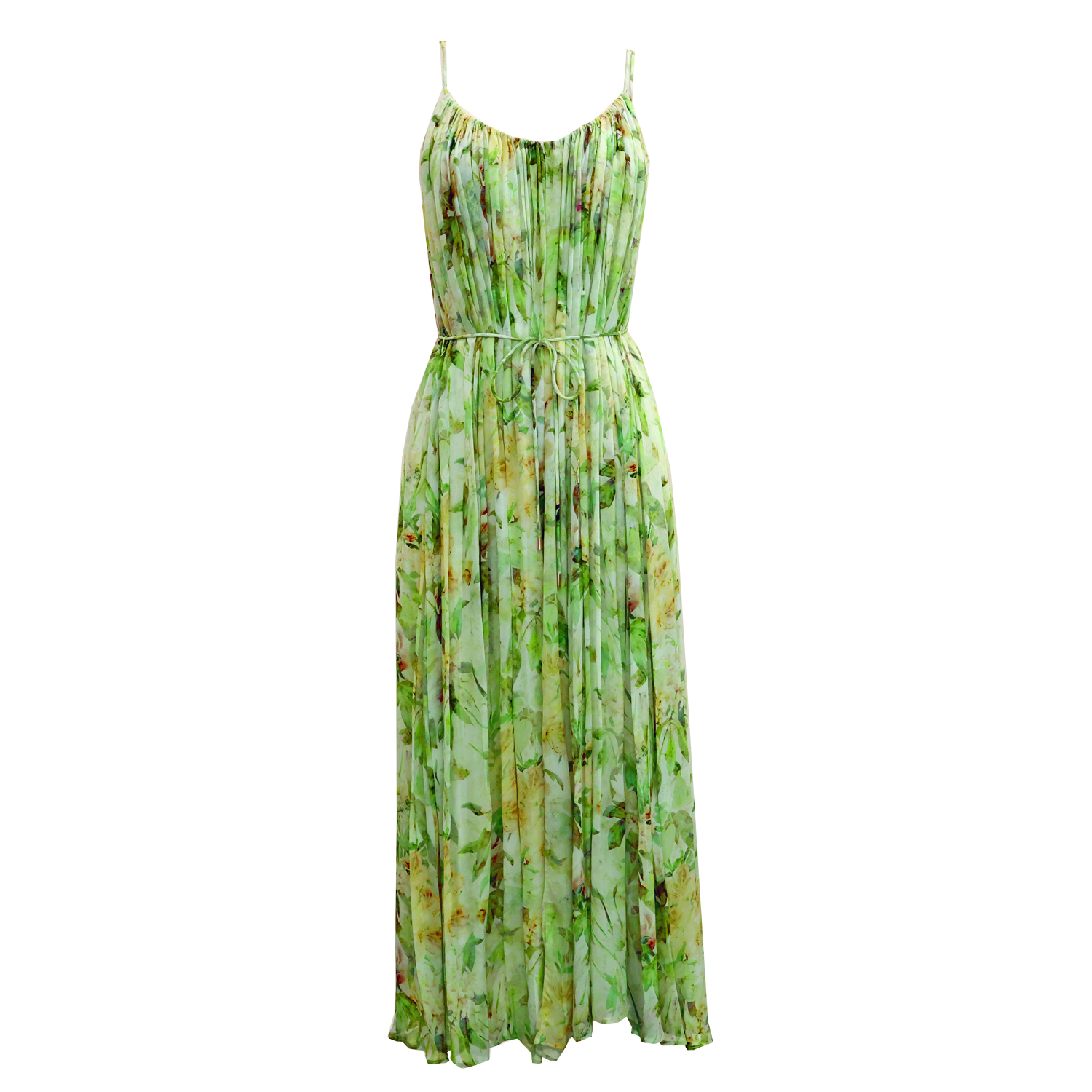 sage green floral maxi dress Embroidered With Sheer Flutter Sleeves In Multi May be worn with an adhesive bra Lulus | Green Stefanie Dark
