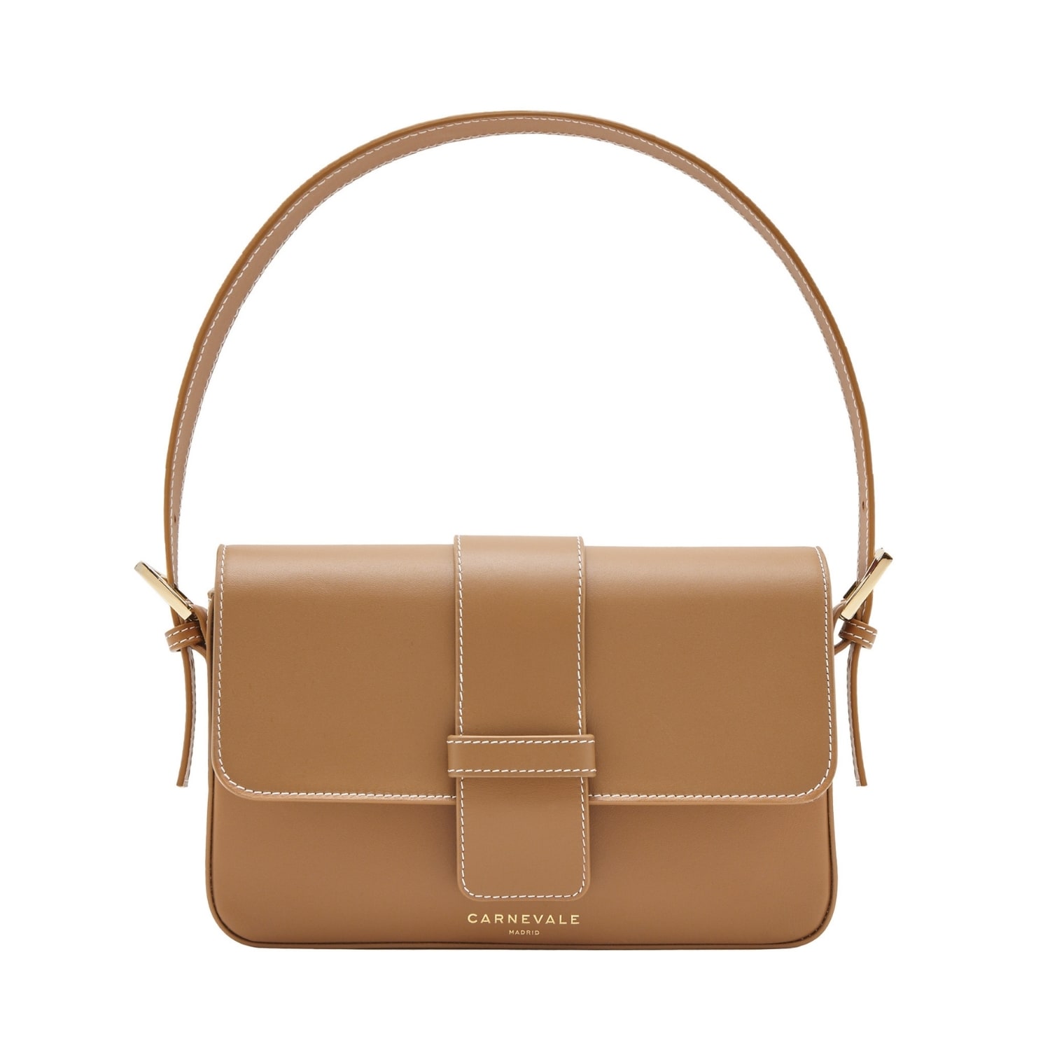 Carnevale Women's Brown Dalia Latte - Baguette Bag In Brown