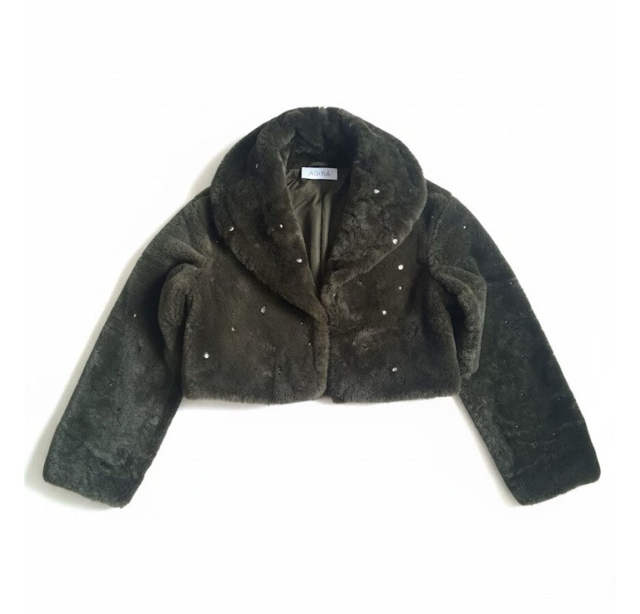 Women's Green Celestial Moss Bloom Jacket | Medium | Adiba