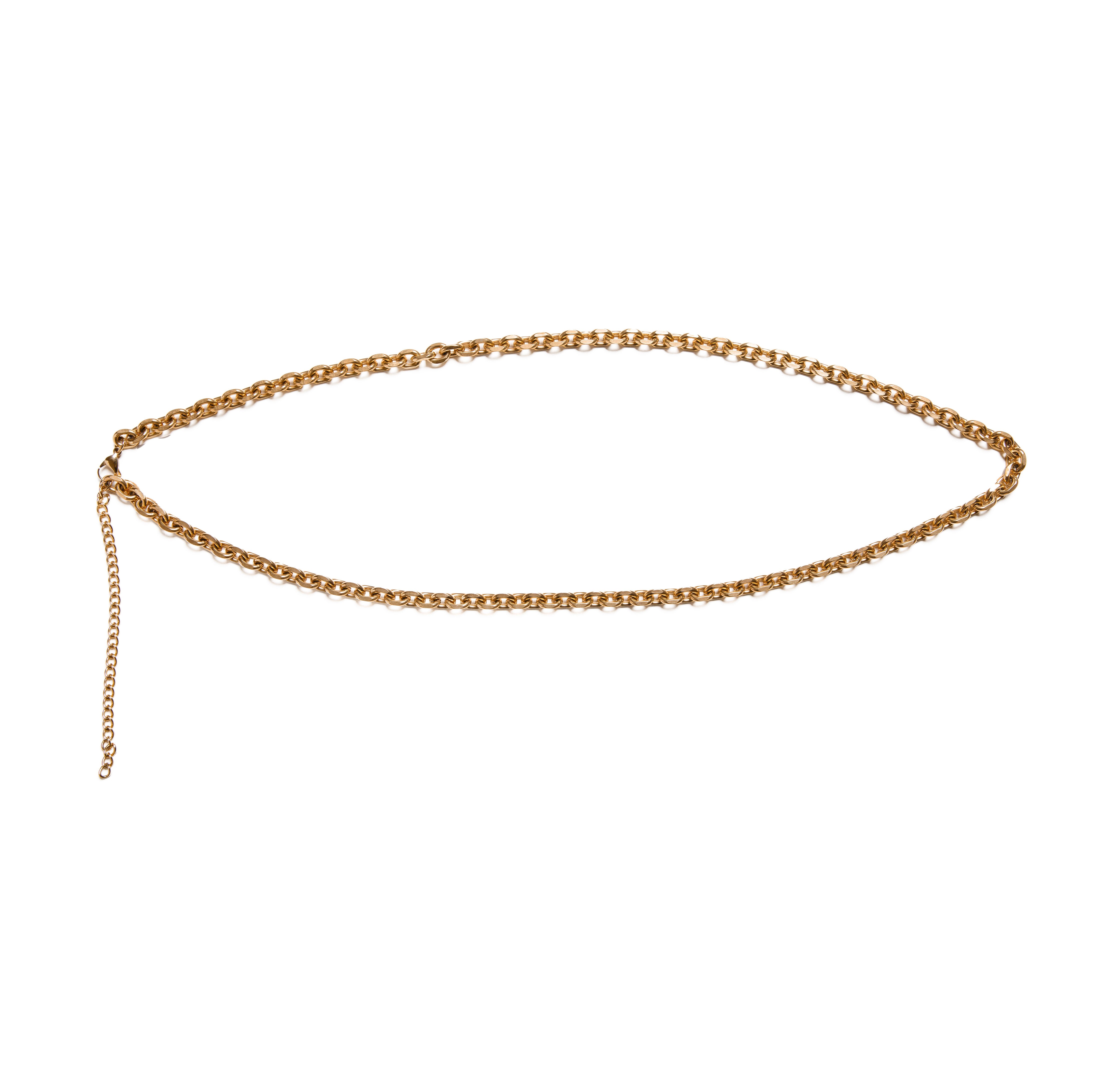 Tseatjewelry Women's Gold Merci Chain Belt