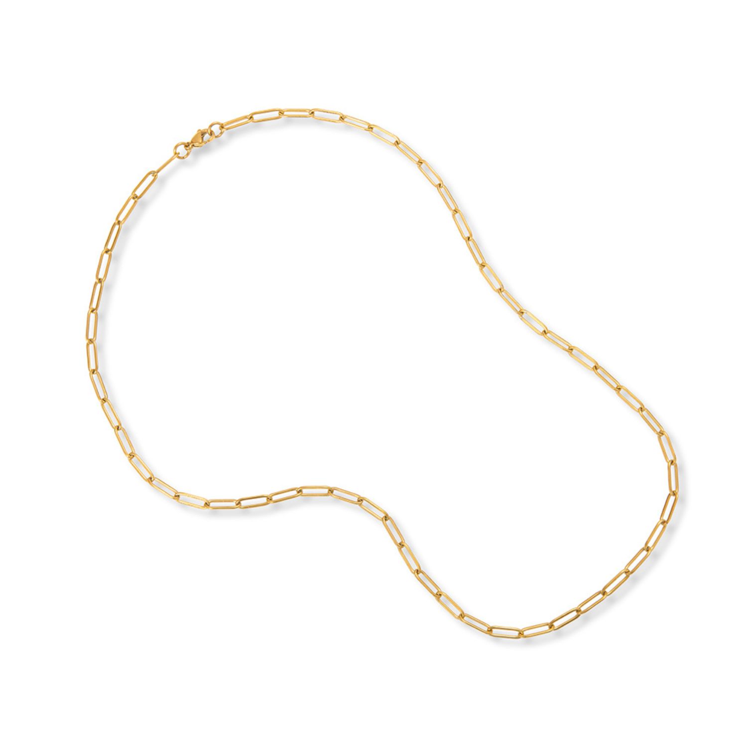 A Weathered Penny Women's Gold Long Cable Chain