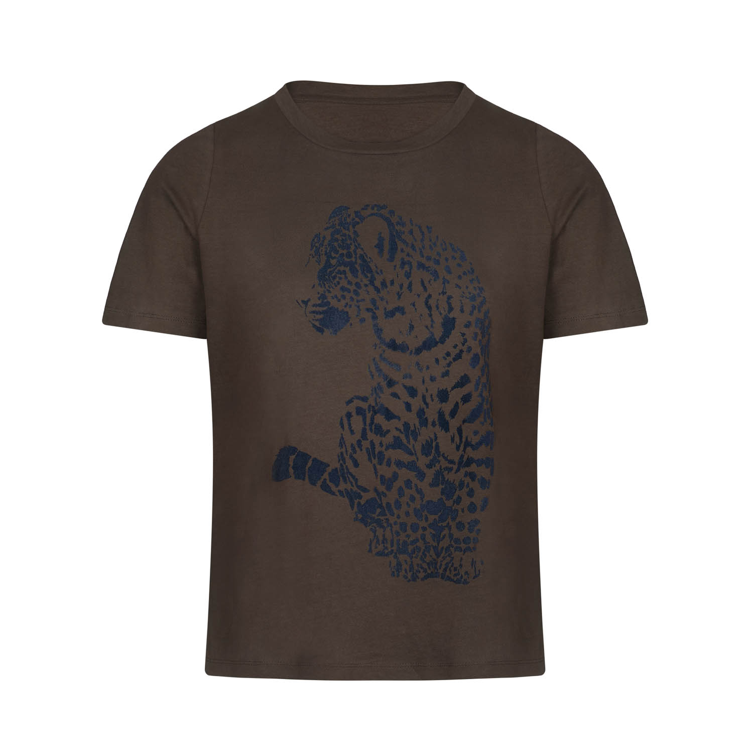 Nooki Design Women's Grey Priscilla Leopard T Shirt In Brown
