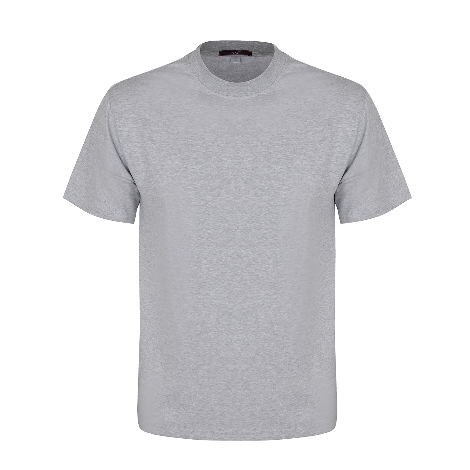 David Wej Men's Marco Cotton Crew Neck - Grey In Gray
