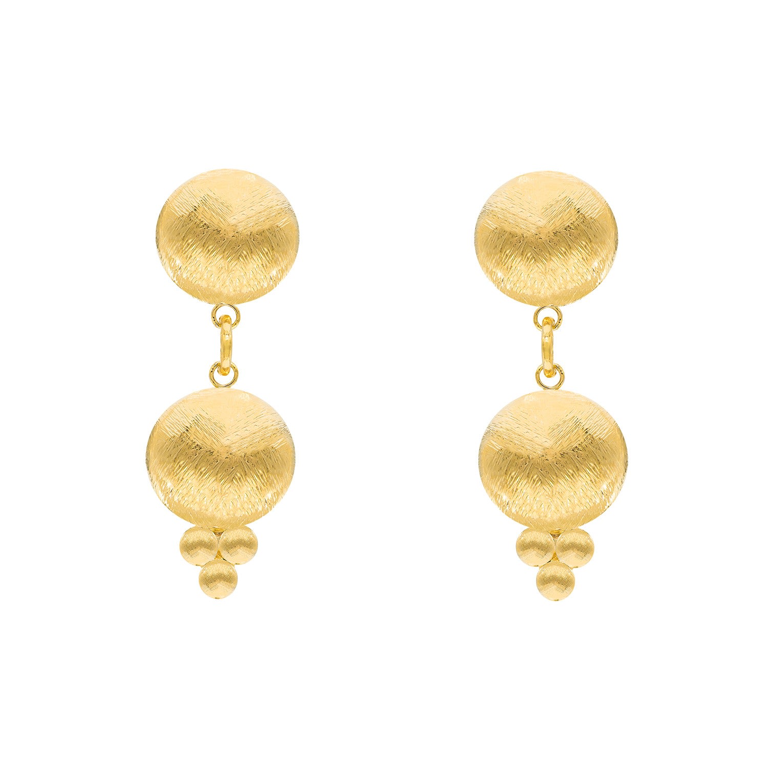 Marcia Moran Women's Gold Carinna Earrings