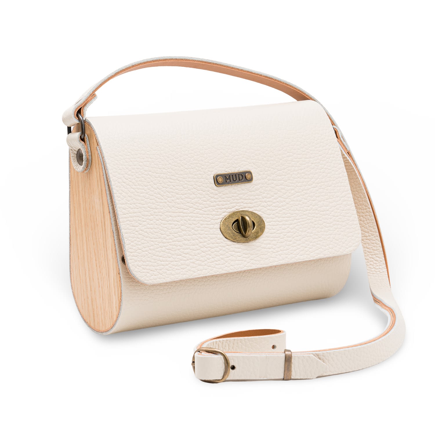 Mud - Manufacture Under Design Women's White / Neutrals Mini Pear Bag - Pearl In White