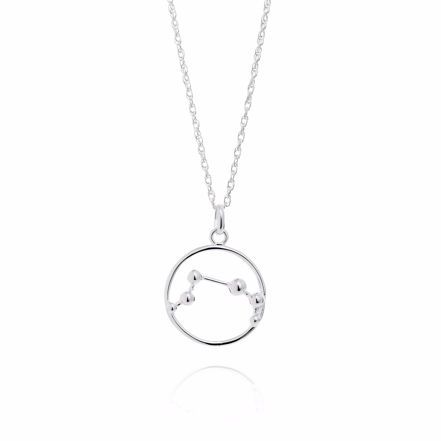 Women’s Silver Aries Astrology Necklace Yasmin Everley Jewellery