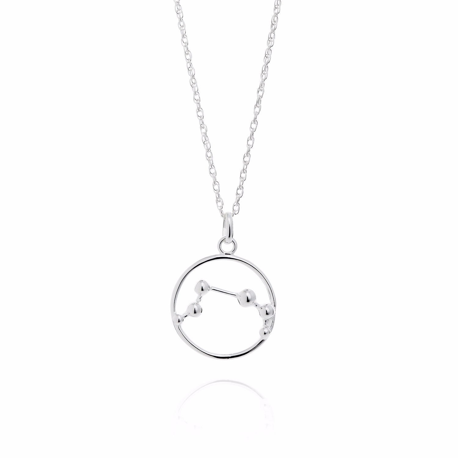 Women’s Silver Aries Astrology Necklace | Yasmin Everley Jewellery