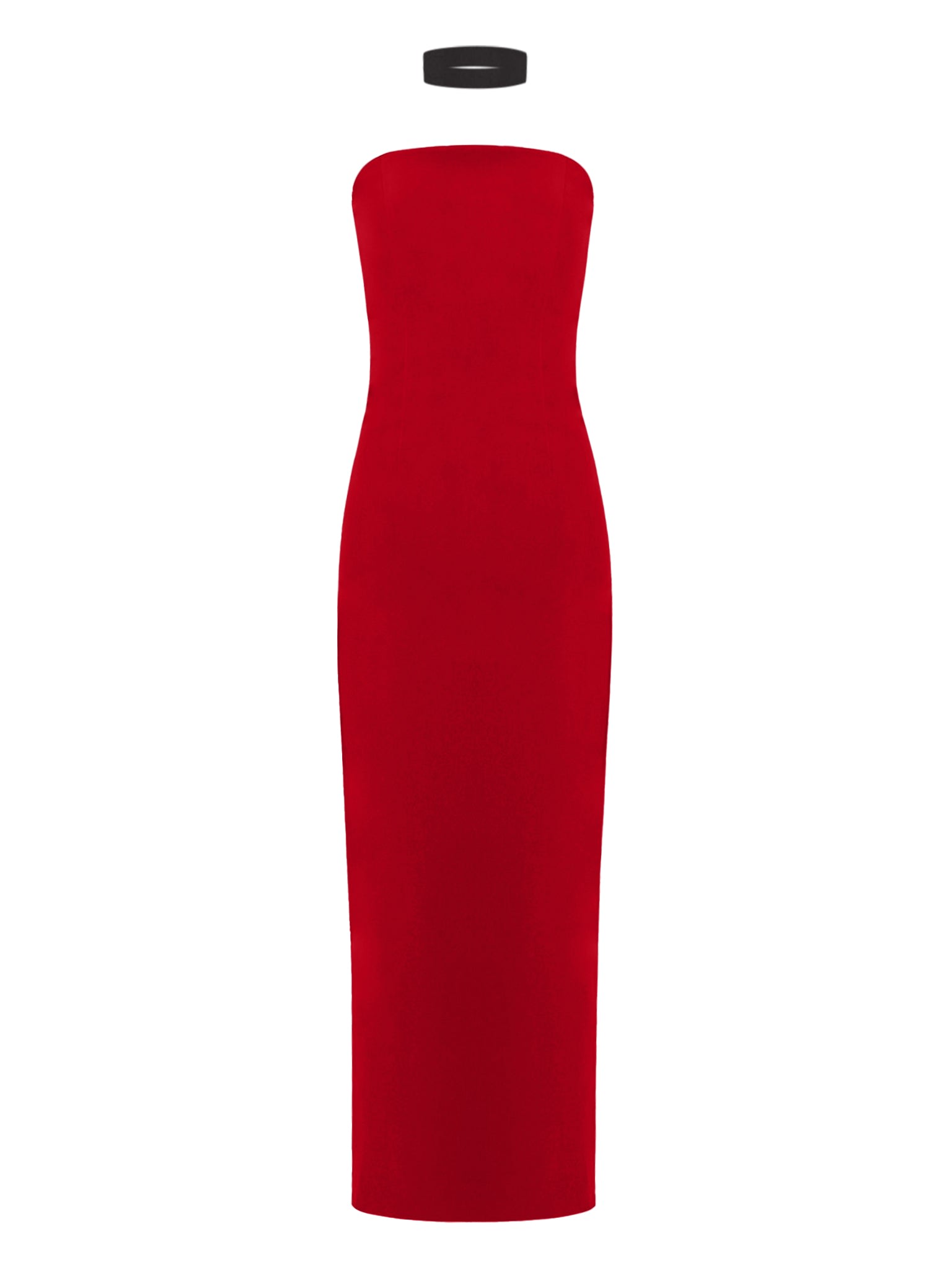 Women’s Kiss Me Fitted Bustier Midi Dress - Red Extra Small Tia Dorraine