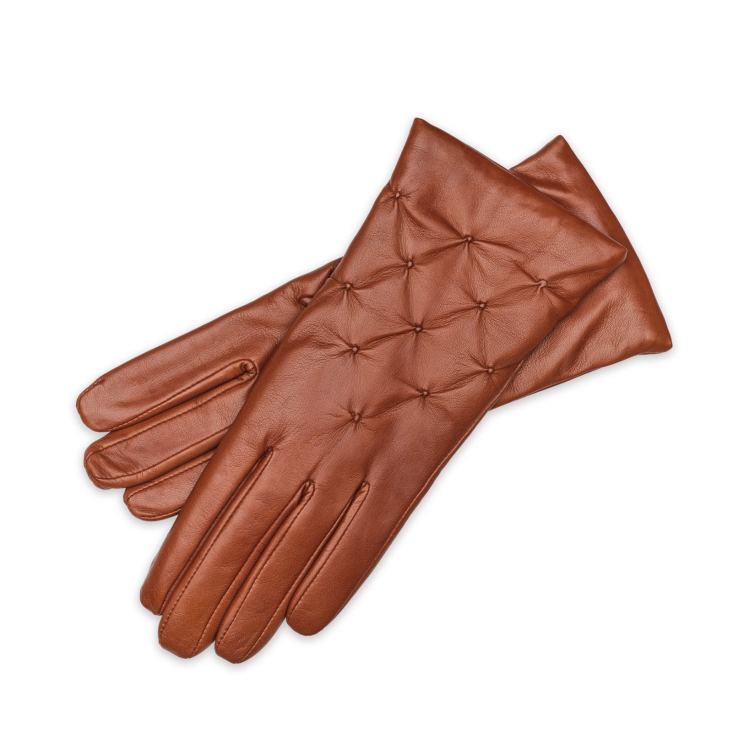 1861 Glove Manufactory Brown Firenze - Women's Nappa Leather Gloves In Tabacco In Brown