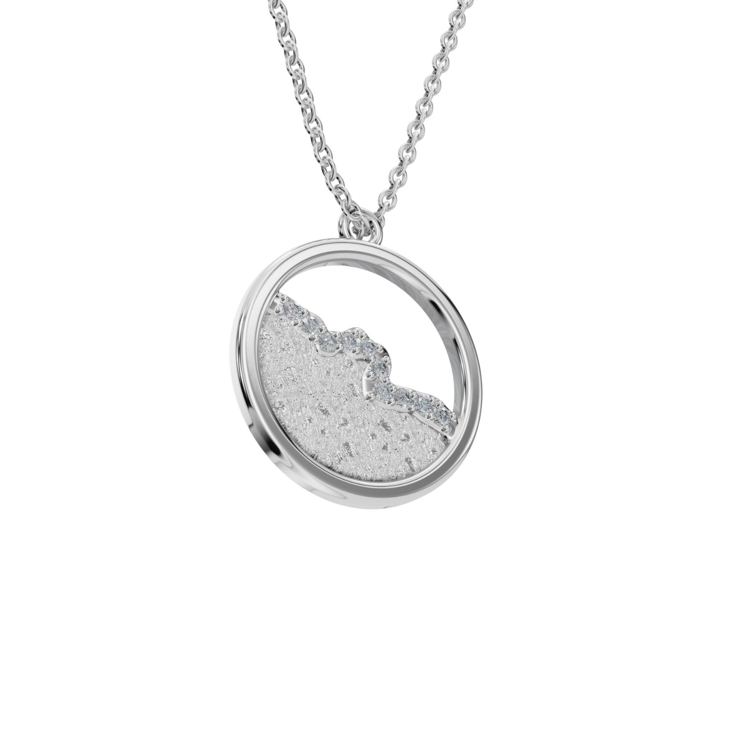 Aya Fine Jewelry Women's White / Yellow / Rose Gold Eighteen Kt Capricorn Diamond Coin Medallion Necklace In Metallic