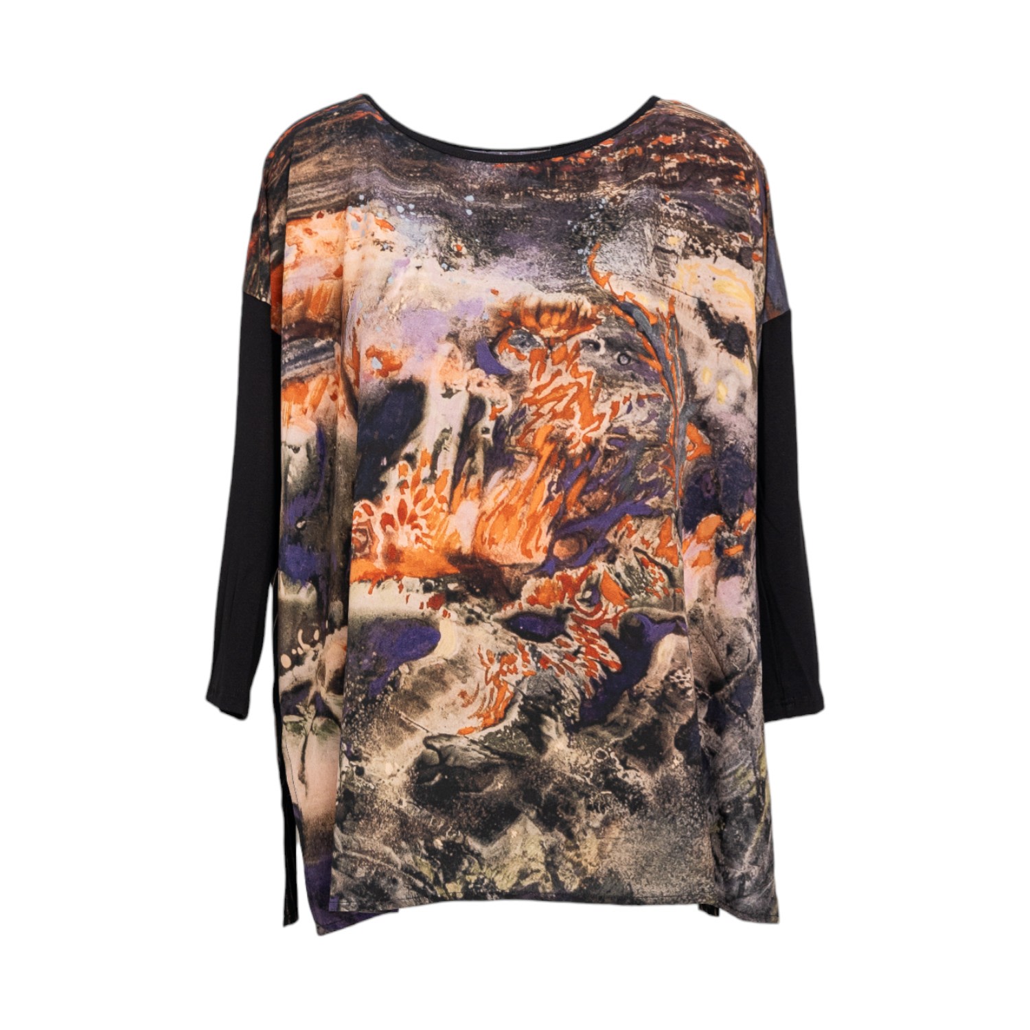 Artista Women's Fortuna Boxy Fit Top In Black