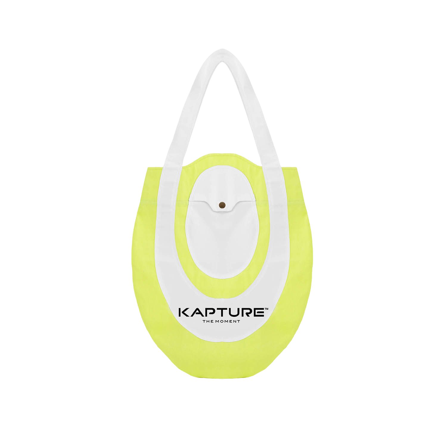 Kapture Women's Yellow / Orange / White Tyo Tote Bag - Neon Yellow In Yellow/orange/white