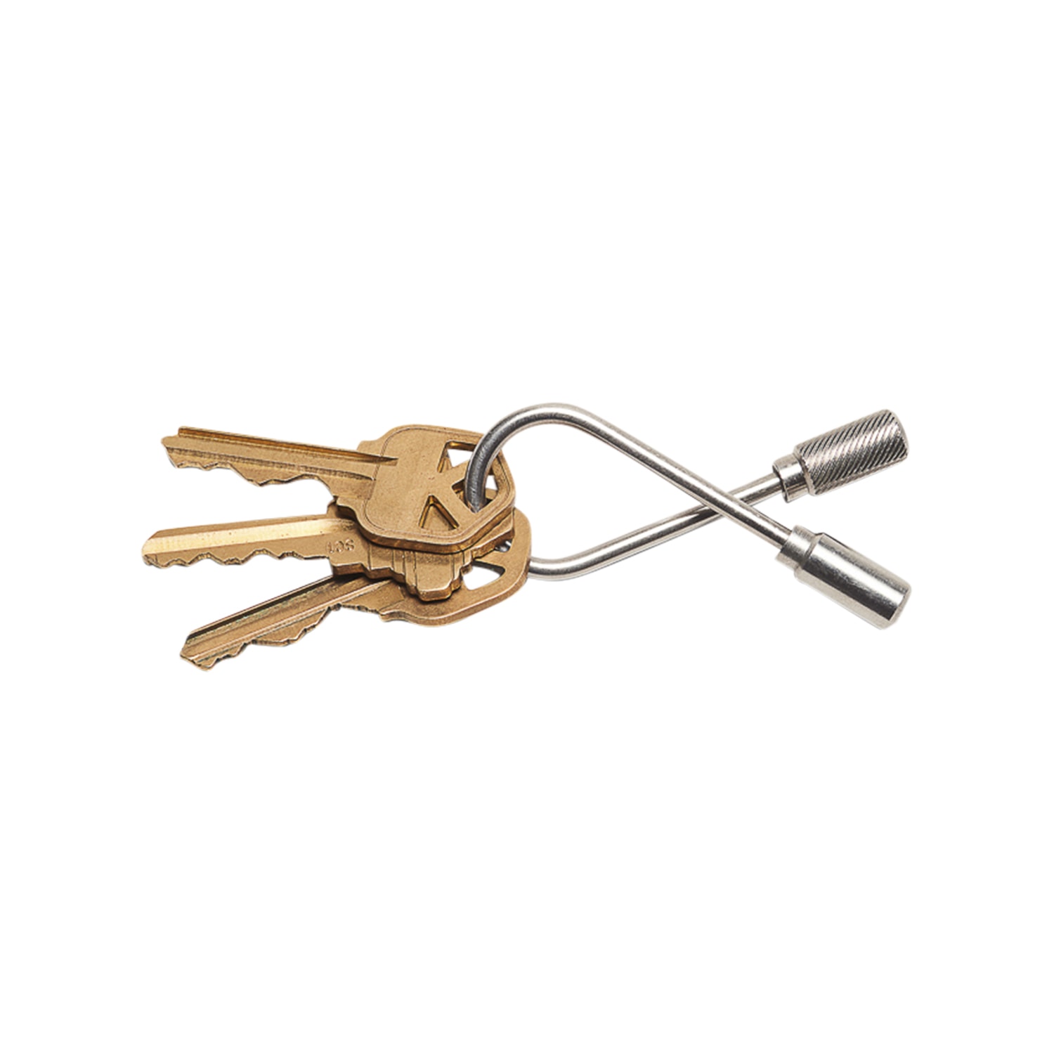 Craighill Closed Helix Keyring - Black In Black
