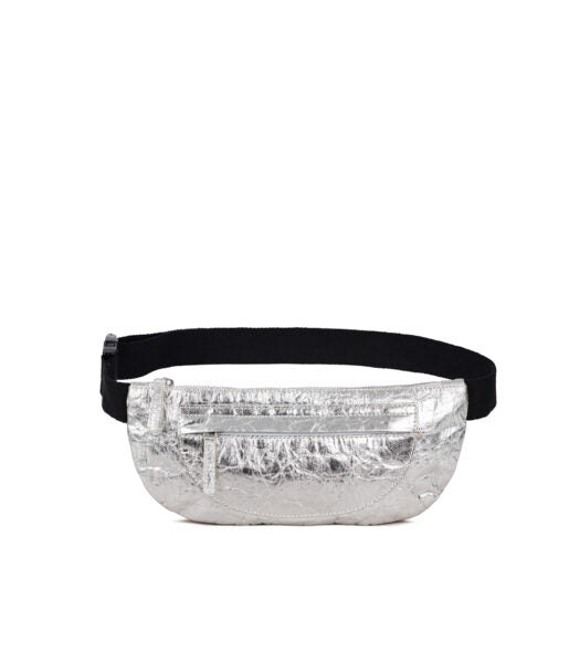 Women's Arty Silver Belt Bag | Medium | Lo Neel