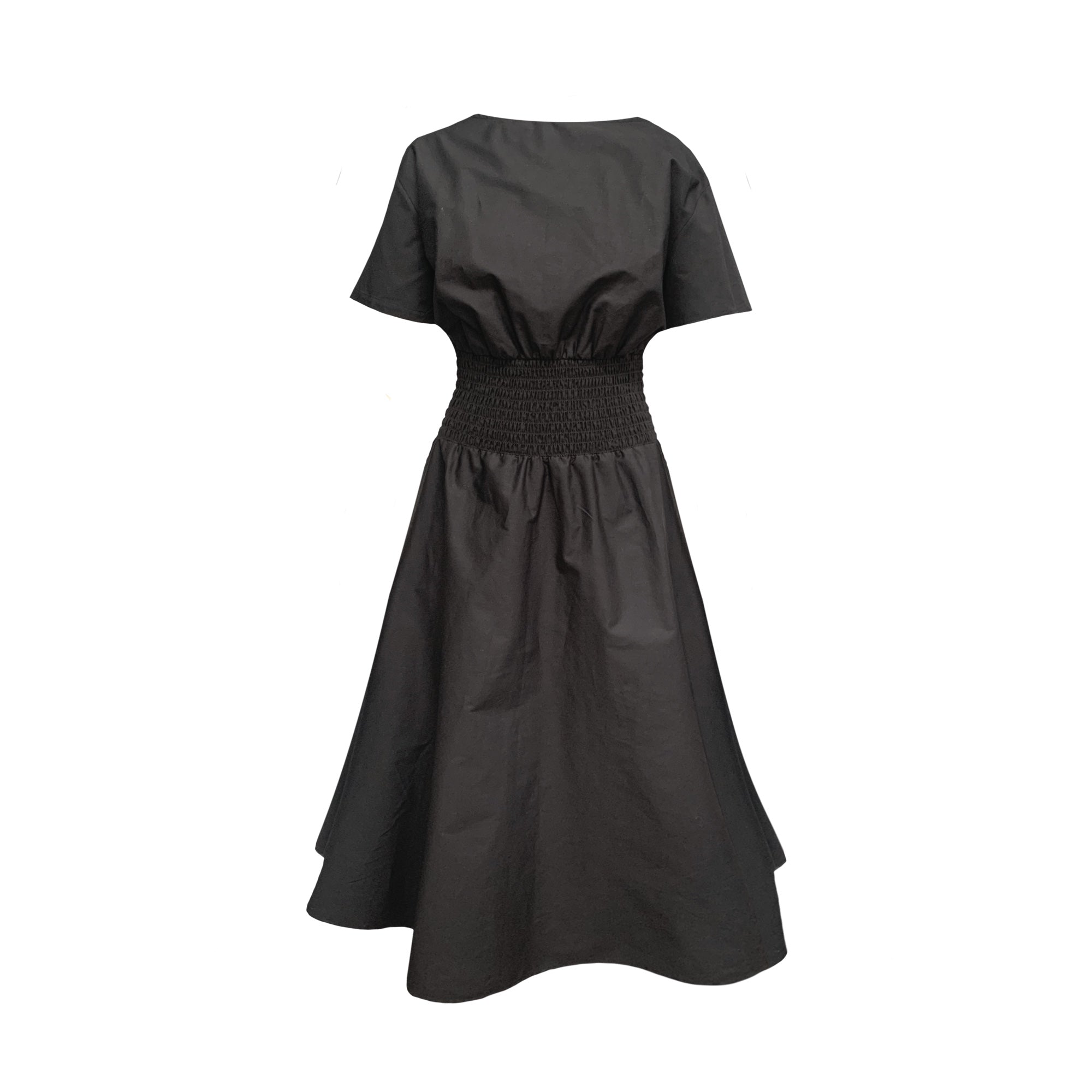 Women's Orchis Dress In Black | Large | Frock Tales