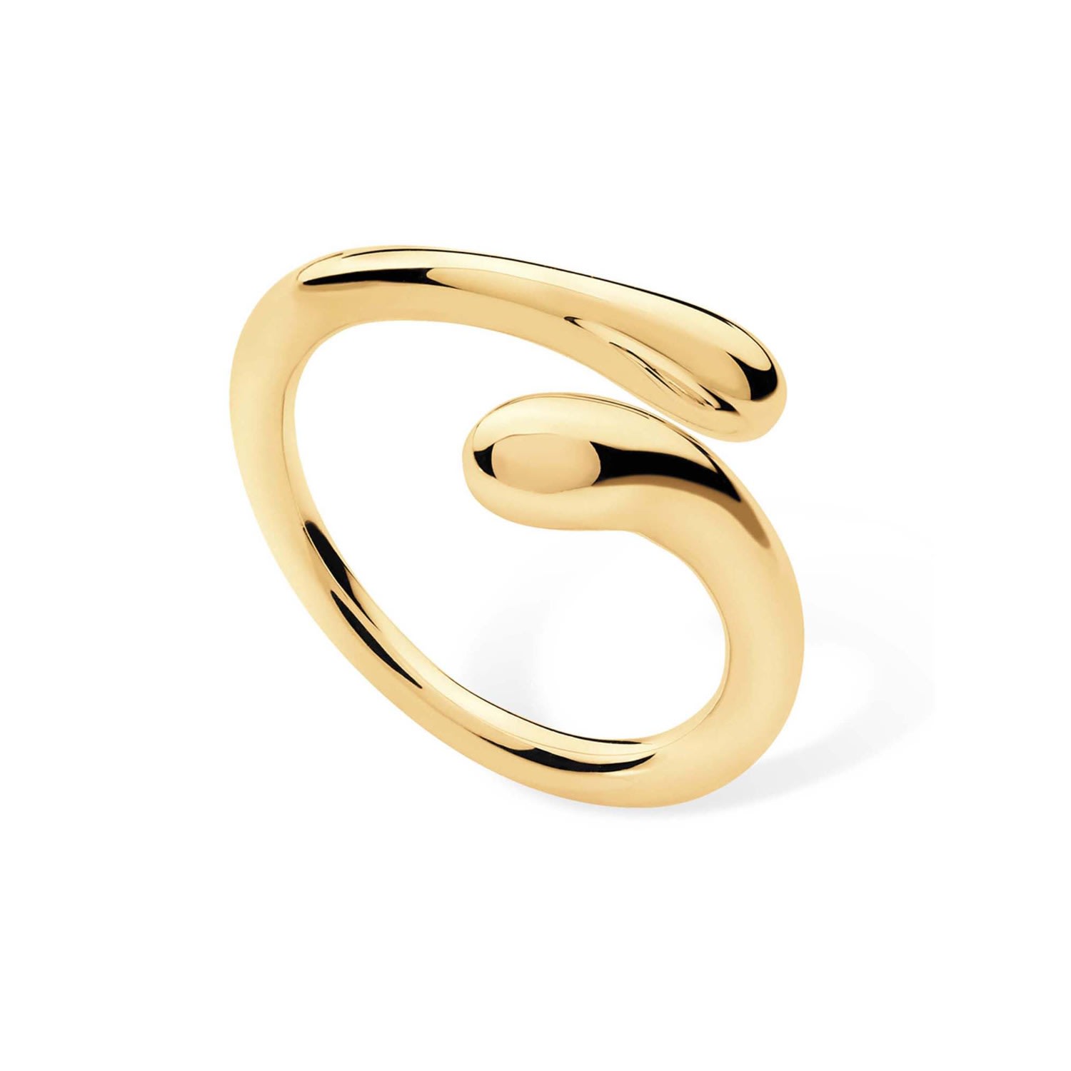 Women’s Open Drop Ring In Gold Vermeil Lucy Quartermaine