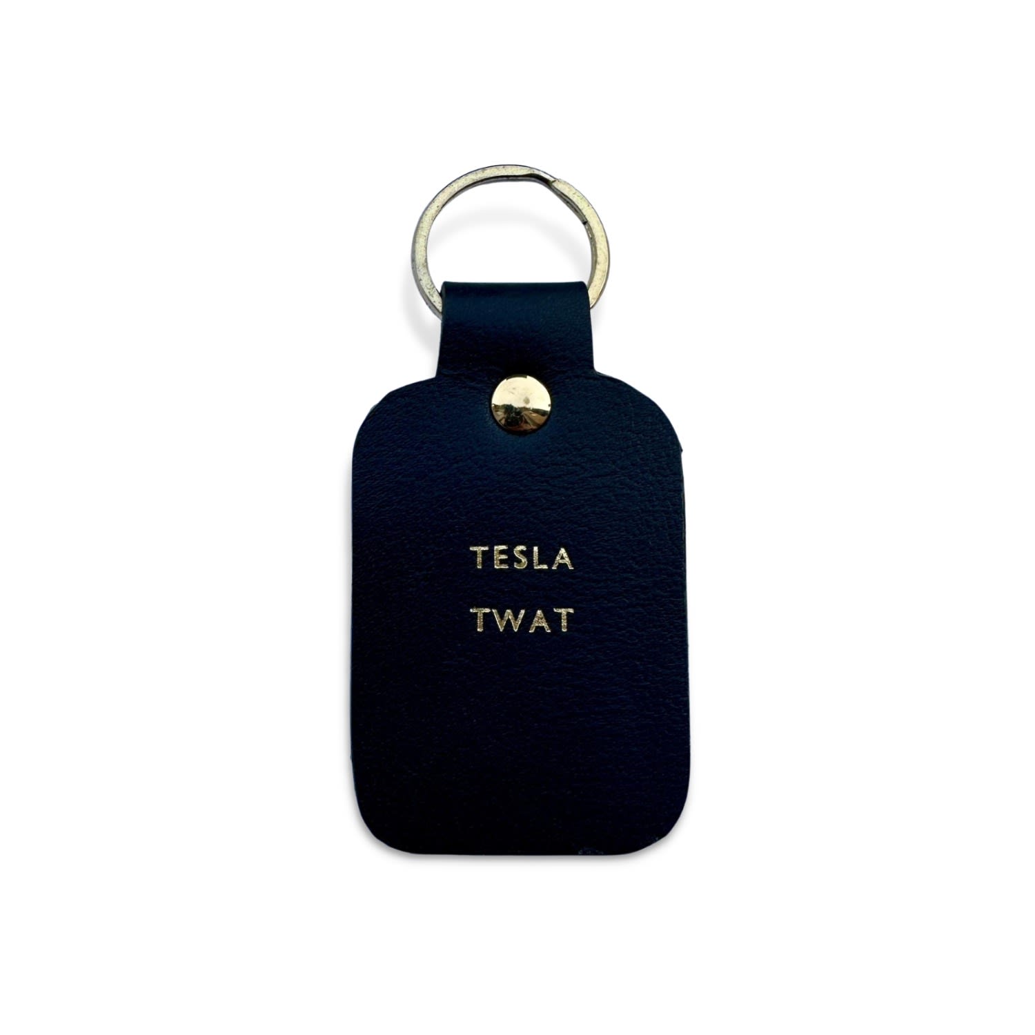 Vida Vida Blue Tesla Twat - Key Ring - Navy In Blue
