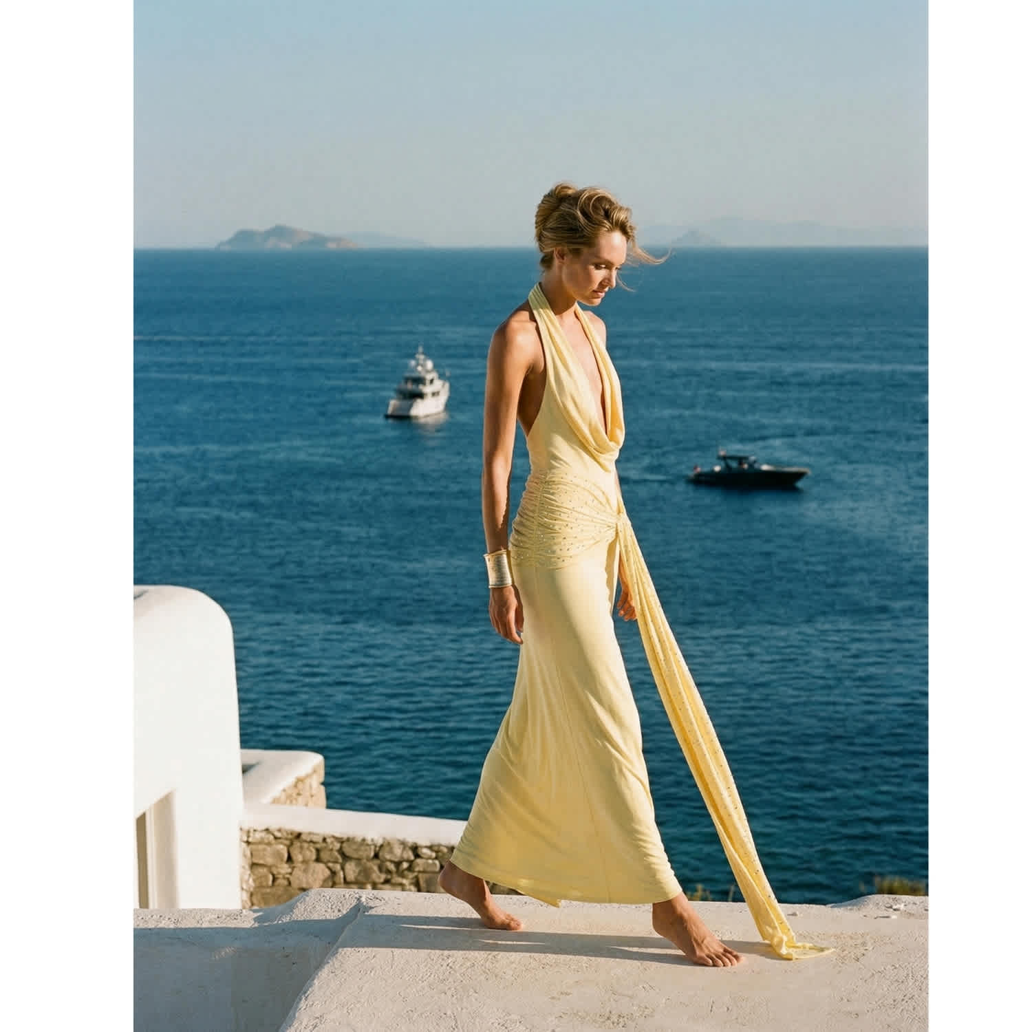 chinese dress ladies Sweet Butter Yellow Sweetheart Neck A-Line Jacquard Satin Layered Long –  EvaFashionDress