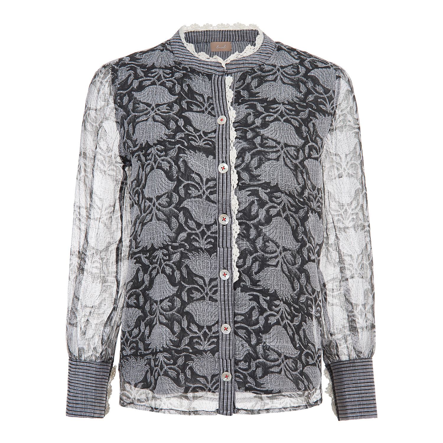 Liminal Women's Bloom Blouse - Black In Black