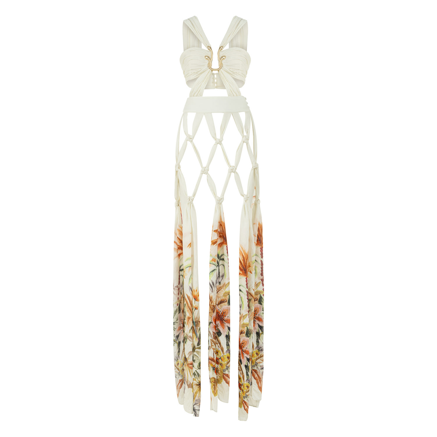 Women's White Solstice Dress. | Medium | Saint Ones