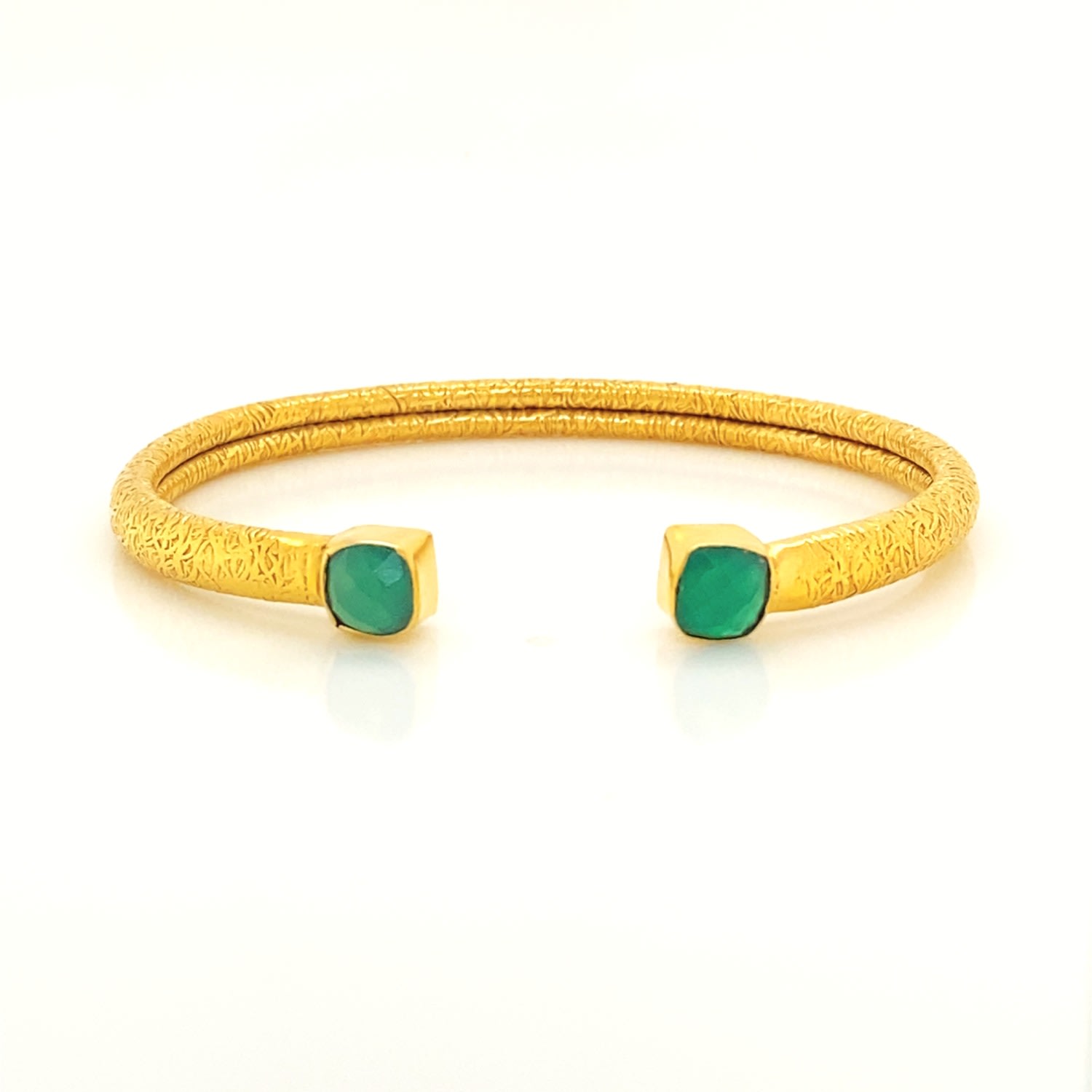 Women’s Green Cleopatra Bangle Gem Bazaar Jewellery