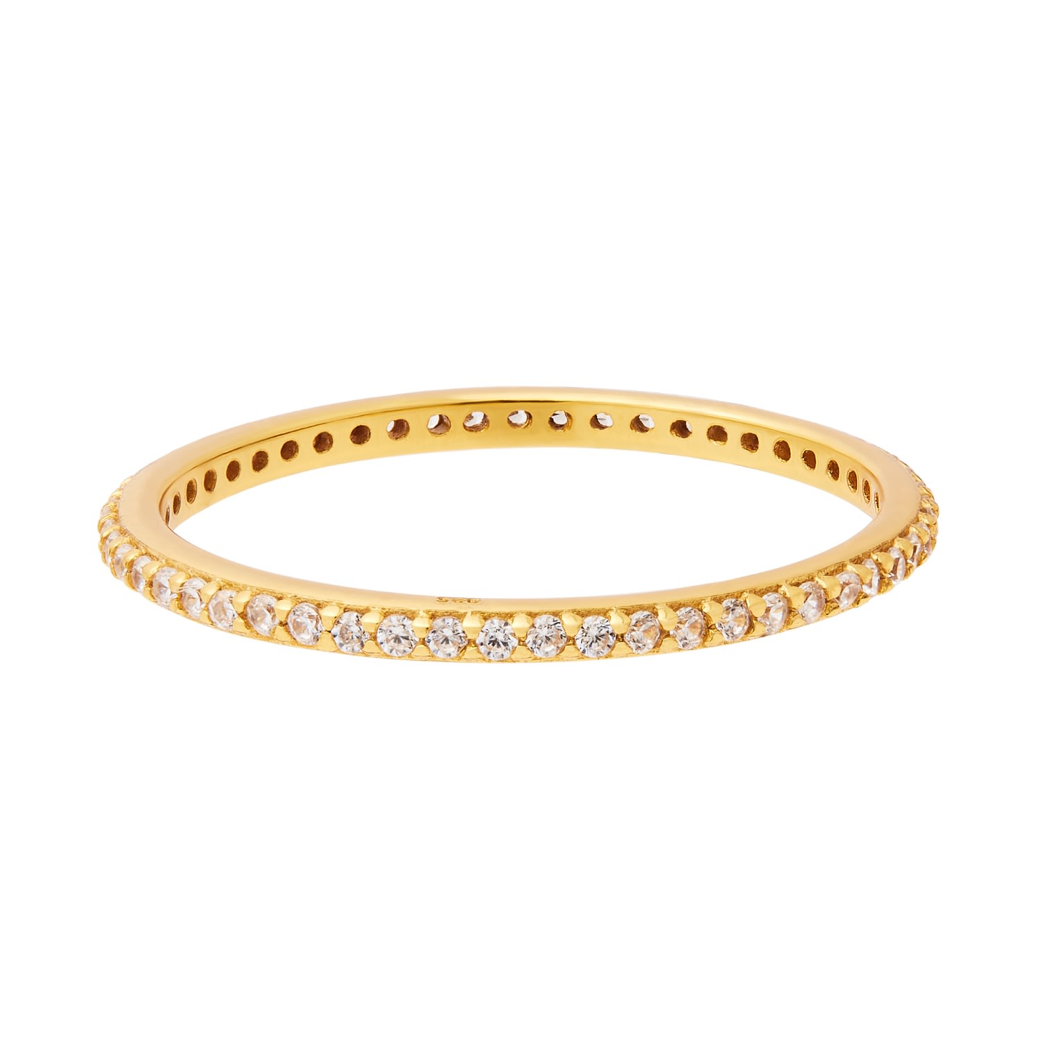 Women’s Halo Stacking Ring - Gold Cartilage Cartel