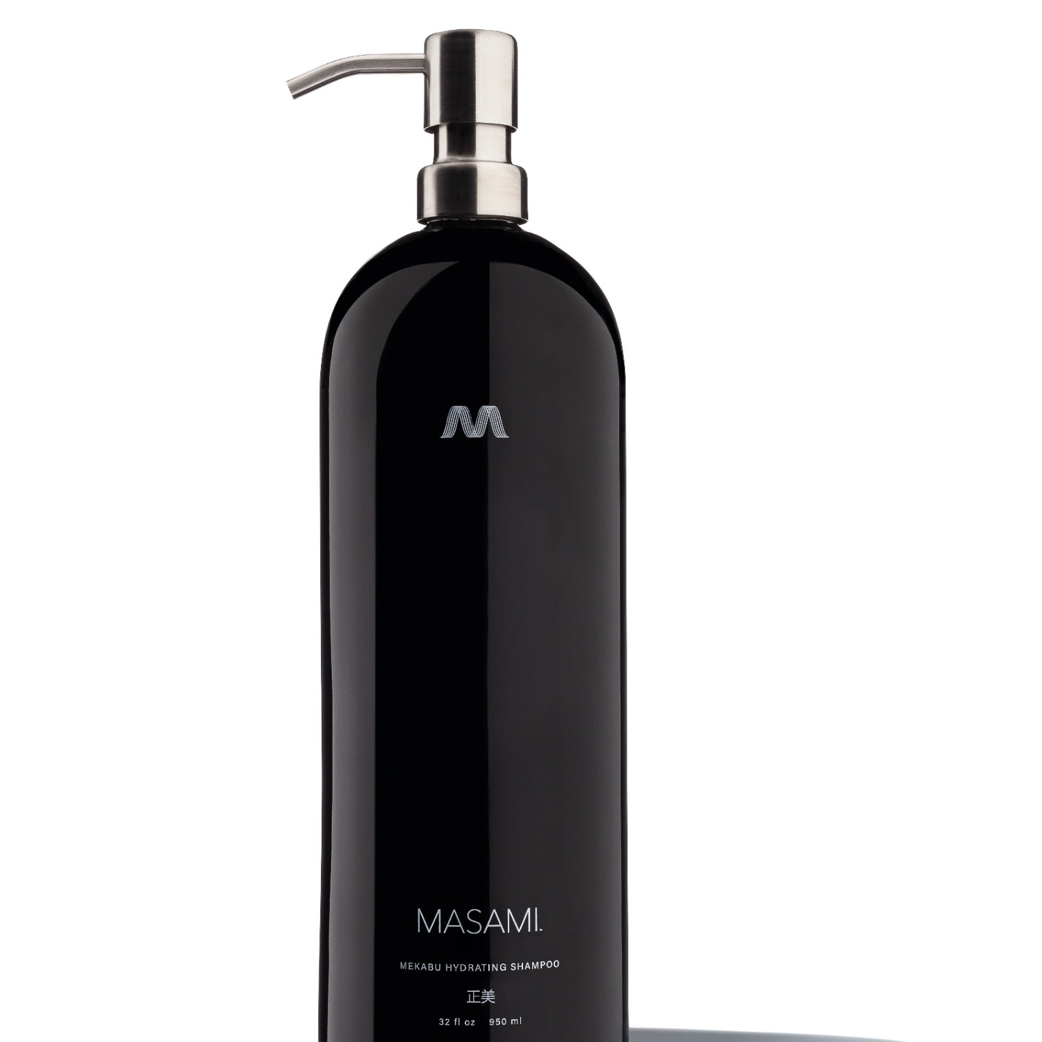 Masami Black  Pro-ocean 32 oz Refillable Shampoo Bottle In White