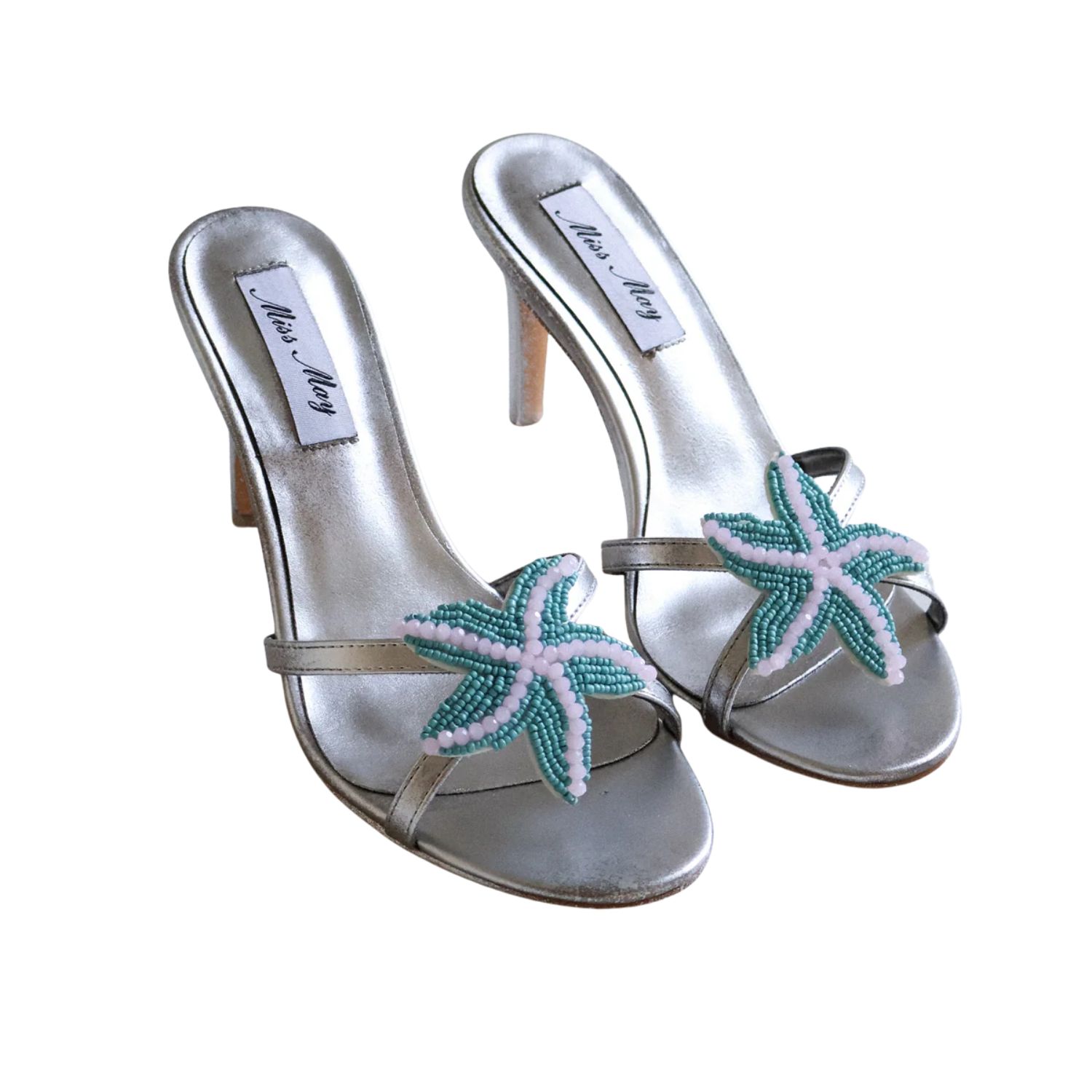 Miss May The Brand Women's Silver La Sirena Heels