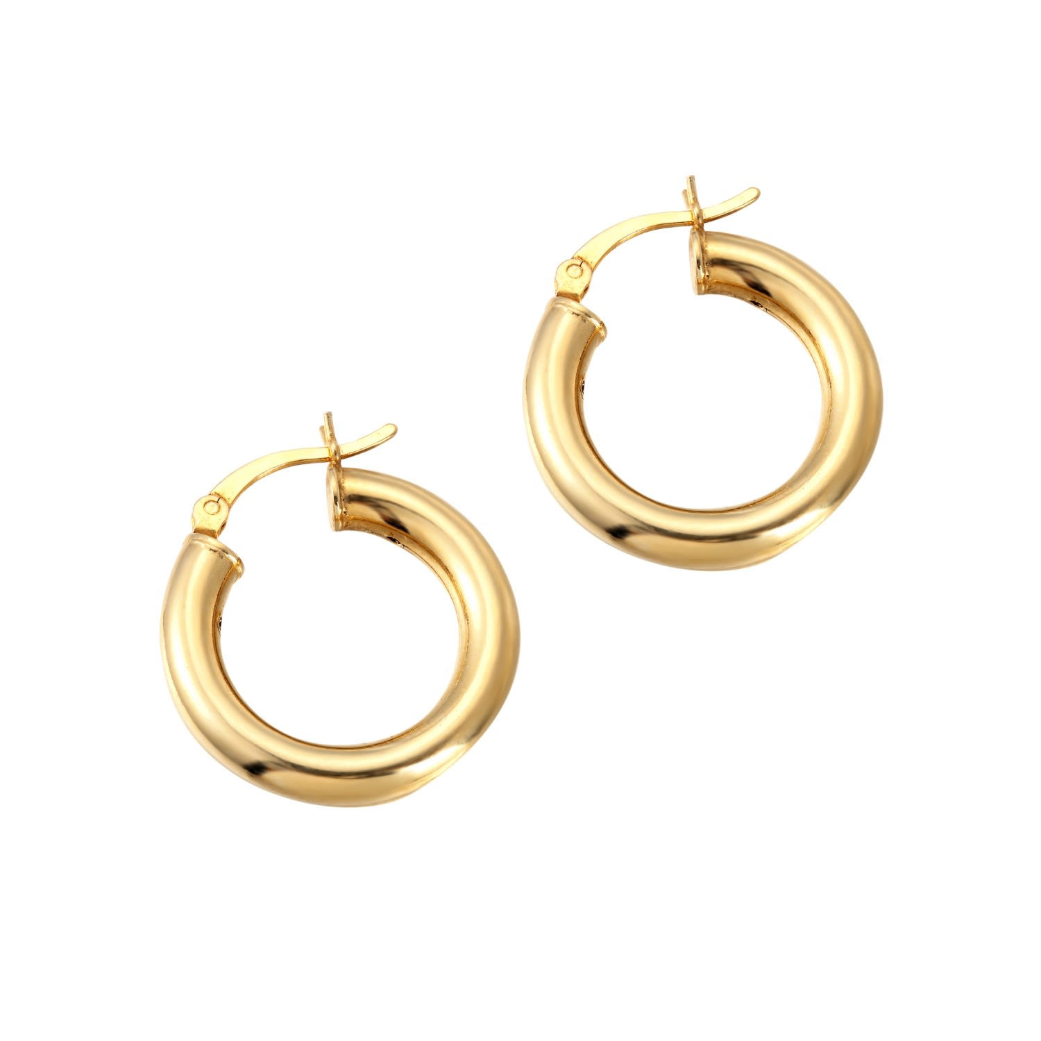 Women’s 22Ct Gold Vermeil 22Mm Thick Creole Hoops Seol + Gold