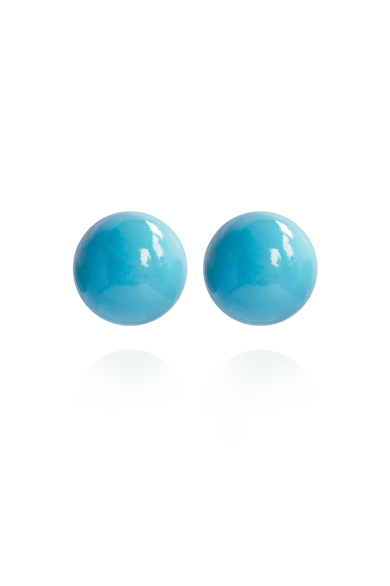 Women’s Gaia Jumbo Earrings In Bluebird Feather Saule Label