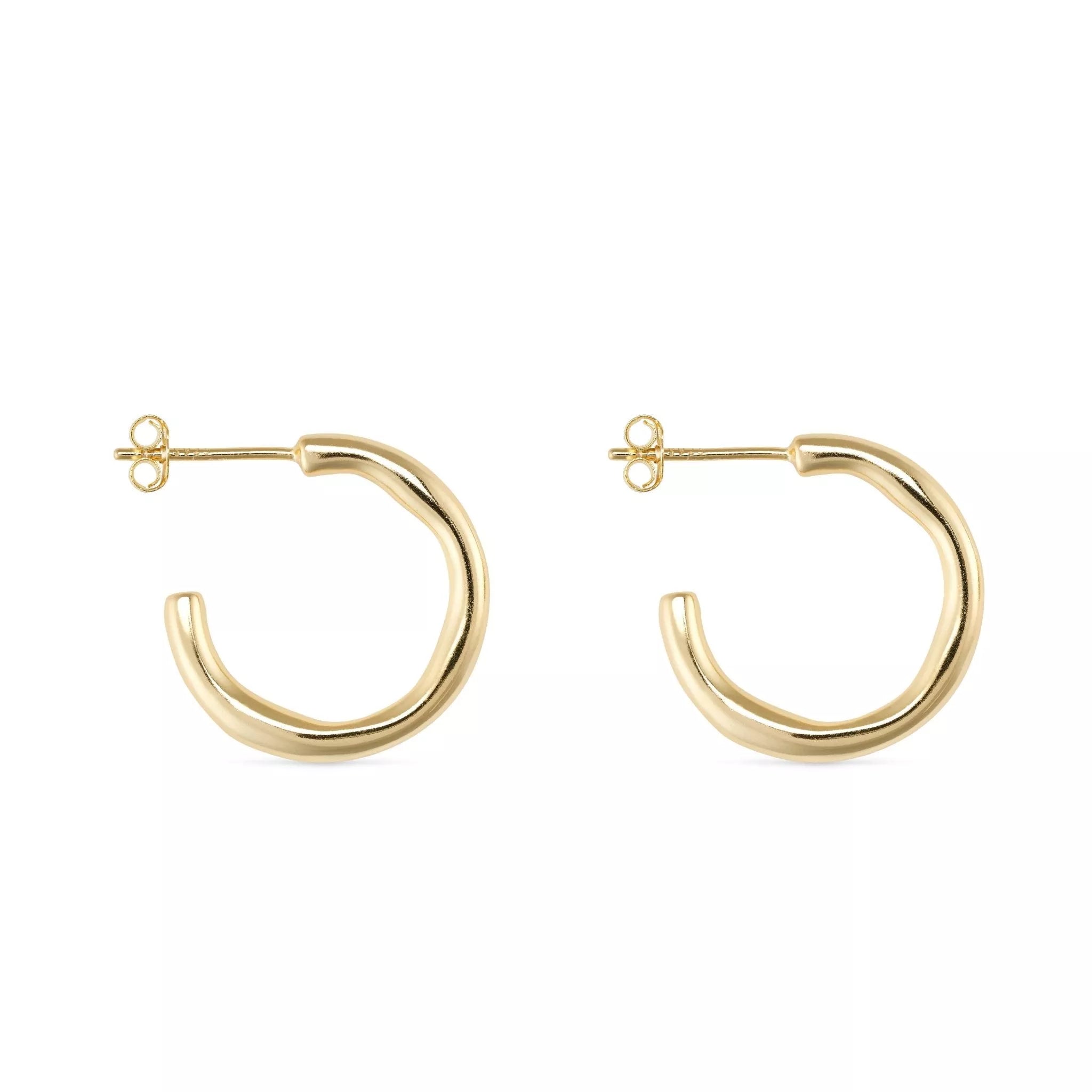 Women’s Dainty Gold Hoop Earrings Elk & Bloom