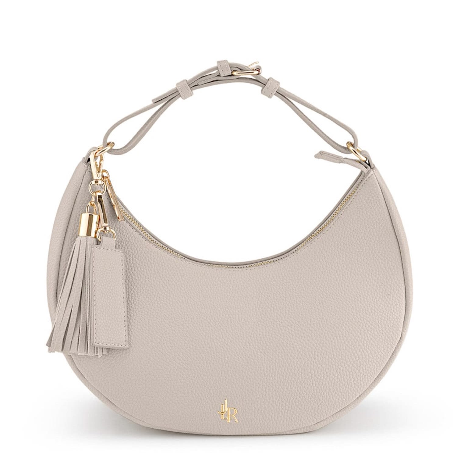 Women’s Neutrals Rudy Maxi Half Moon Bag - Taupe Jlr London