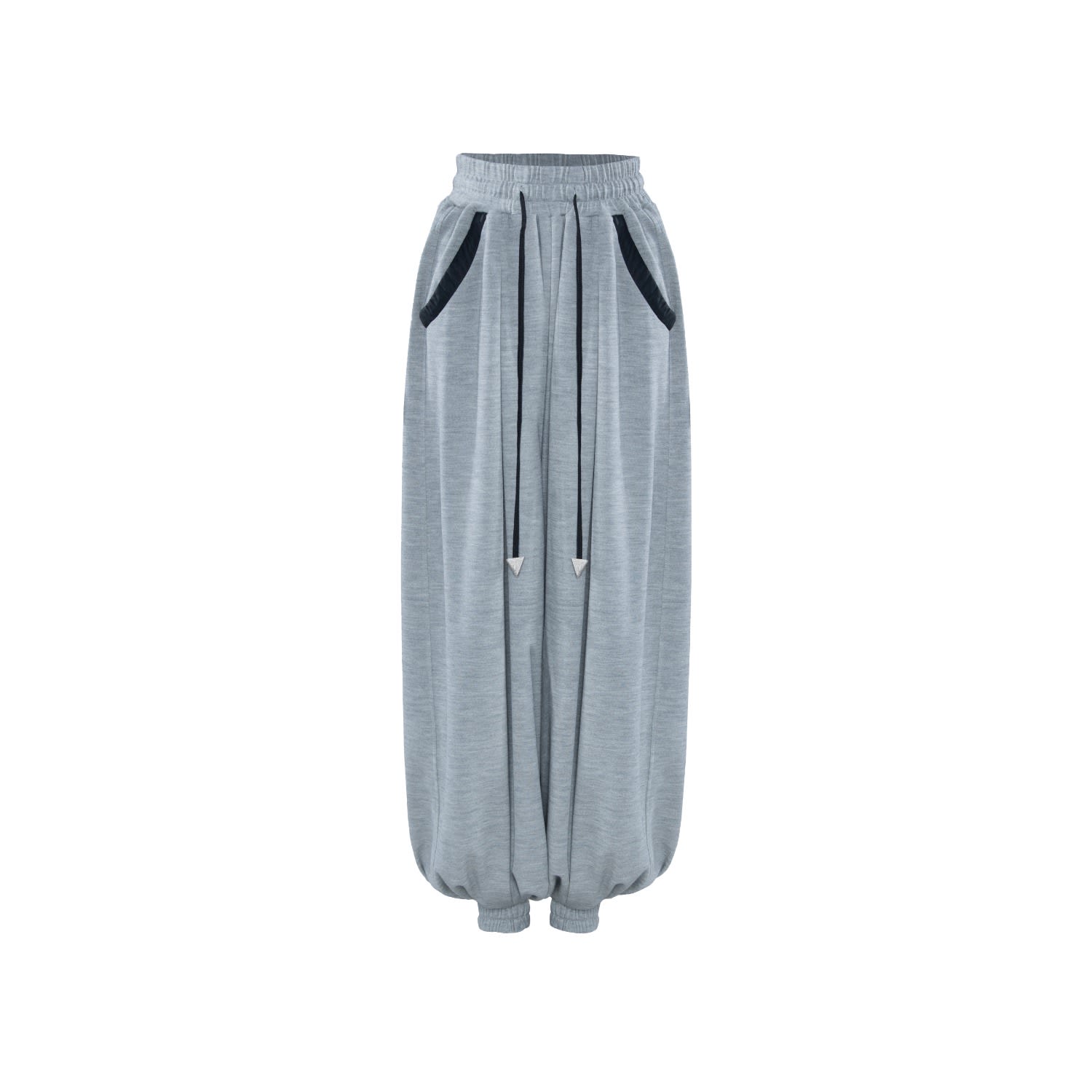 Vestiaire D'un Oiseau Libre Women's Grey Wool Jersey Pants In Grey