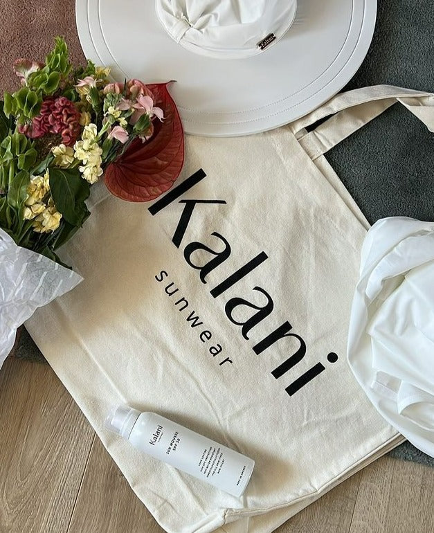 Kalani Sunwear Women's Neutrals Kalani Recycled Cotton Tote Bag